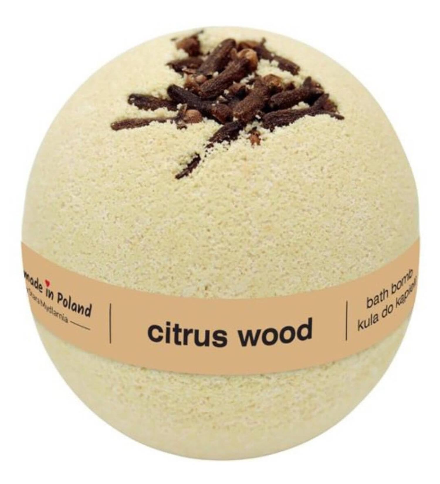 BRAVO ALFRED Foaming Bath Ball Made Poland Stara Mydlarnia 200g - Bath Bomb for Moisturising Dry Skin Perfect for Foaming Bath & Spa (Citrus Wood 200g (1 Pack))