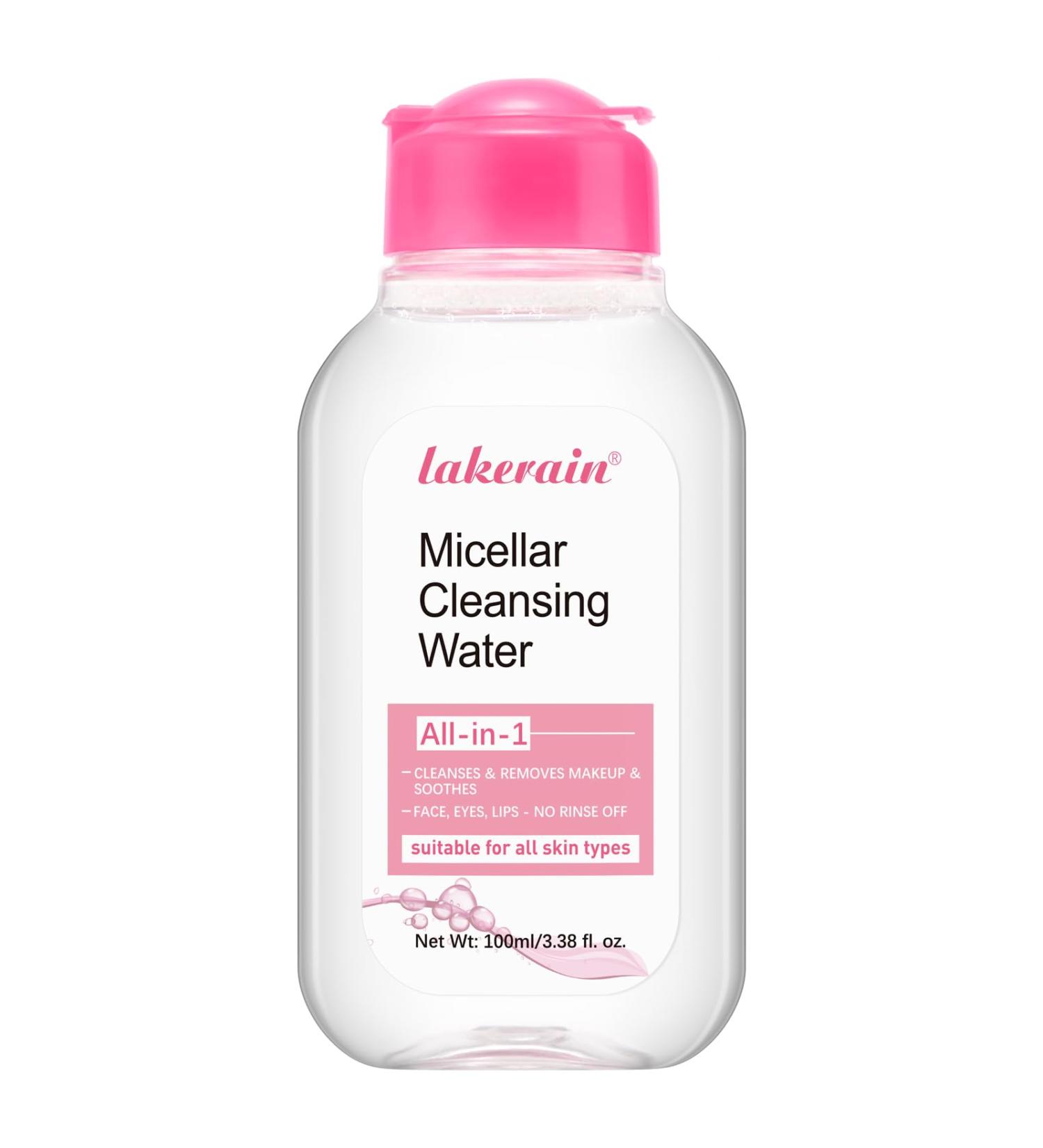 NICEFACE All-in-One Micellar Cleansing Water | Hydrating Facial Cleanser & Makeup Remover for Sensitive Skin | Vegan & Cruelty-Free | 100ml - International Shipping Available - Buy Online on GoSupps.com