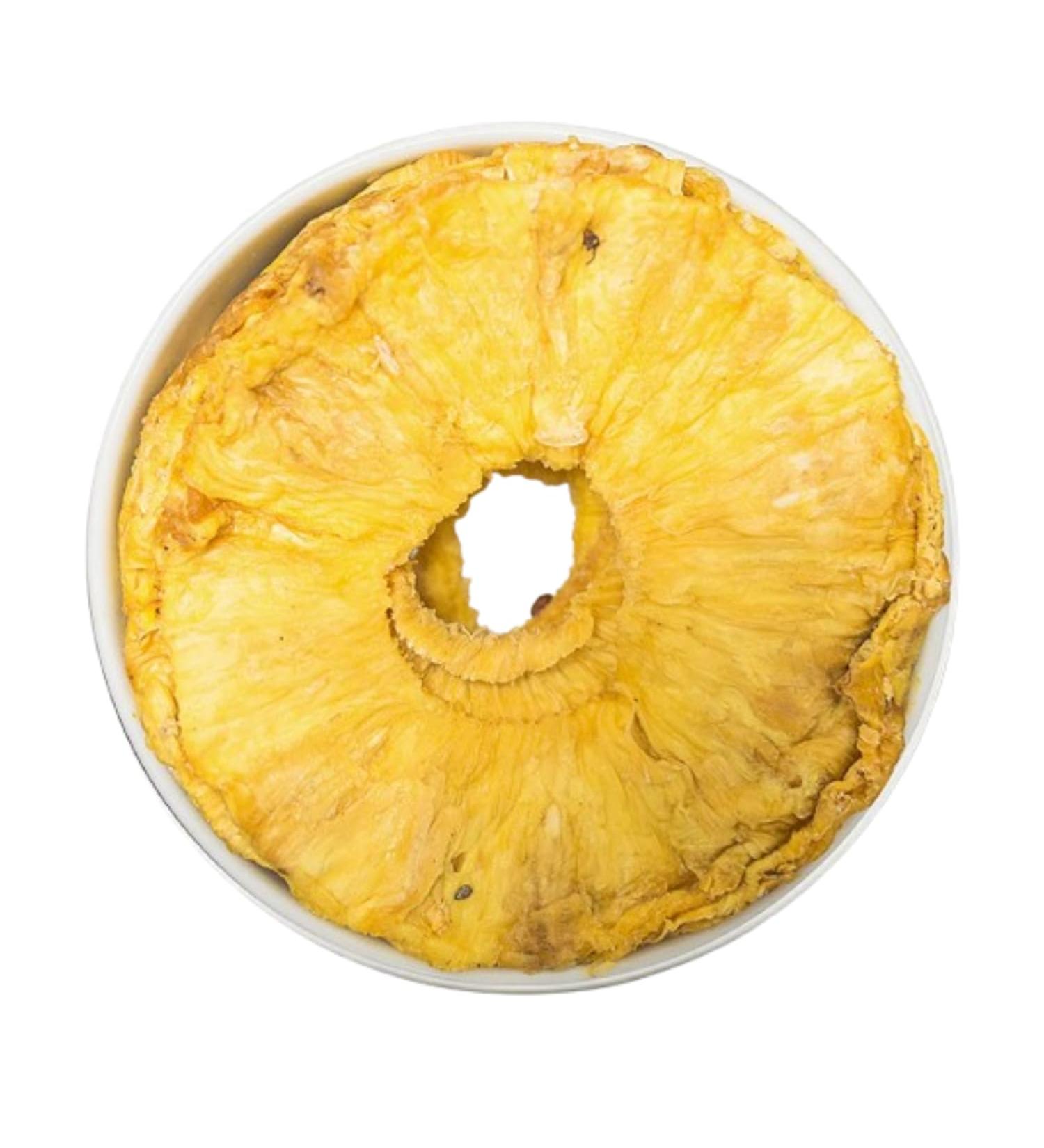  1001 Frucht Naturally dried pineapple - 250g - Exotic dried fruit with no additives - Sugar-free dried pineapple - Sun-dried pineapple discs - Aromatic pineapple discs - Buy Online on GoSupps.com