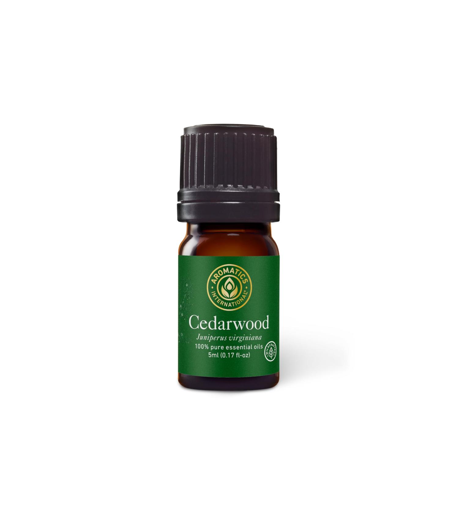 Aromatics International Premium Organic Cedarwood Juniper Essential Oil 5ml | 100% Pure Luxurious Essential Oil for Diffusion Aromatherapy & Wellness Use Cedarwood Juniper 0.17 Fl Oz (Pack of 1) - Buy Online on GoSupps.com