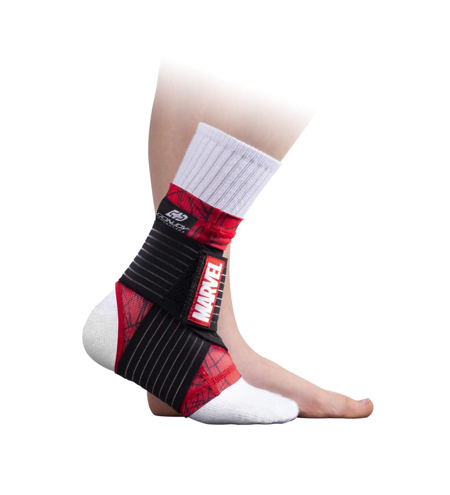 Marvel Spider-Man Kids Figure-8 Ankle Support Brace - XX-Small - For Youth Sports & Ankle Injuries - Buy Online on GoSupps.com