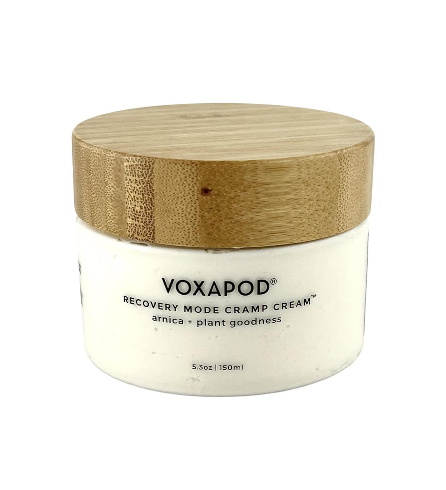VOXA POD Period Cramp Relief Cream | Natural Menstrual Support | Soothe PMS Symptoms Discomfort | Fast-Acting Arnica Montana + Chamomile Made in USA by Women - Buy Online on GoSupps.com