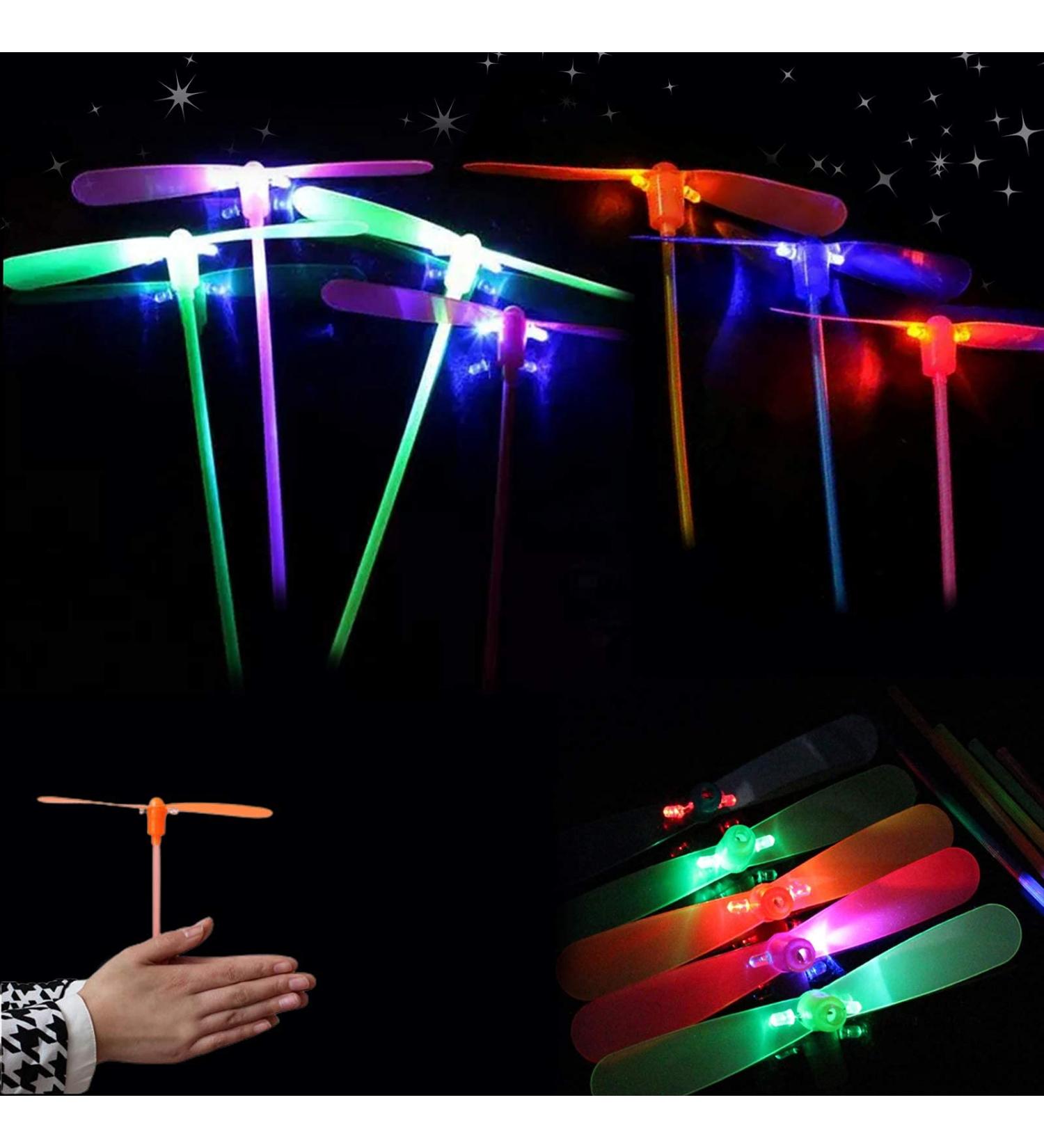 Shop 20 PCS Sunshine Smile Bamboo Dragonflies - LED Light Toys for Parties Christmas & Halloween Gifts - Buy Online on GoSupps.com
