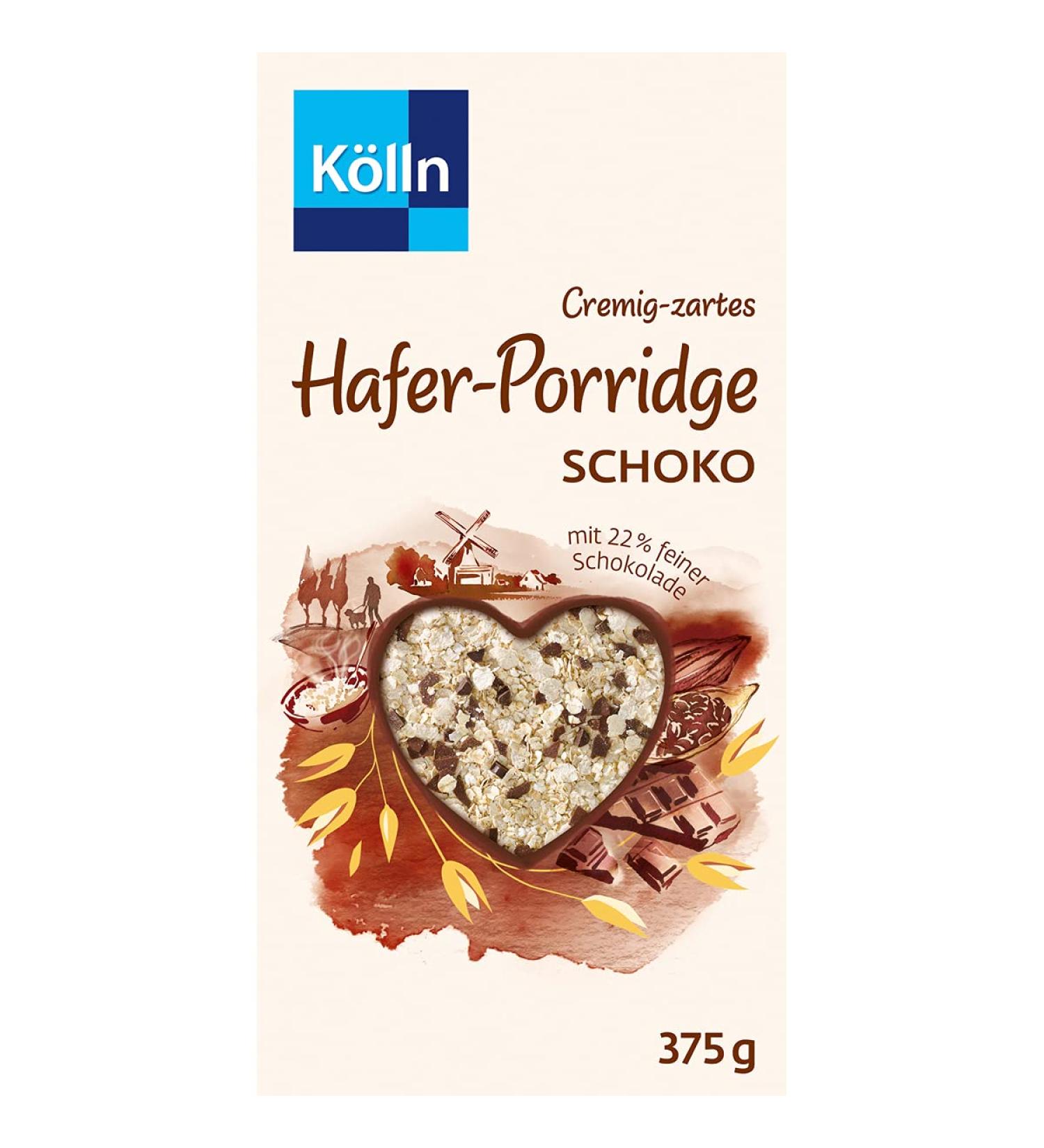 n.v. K lln - Delicate creamy chocolate oat porridge with a thin coating 375 g