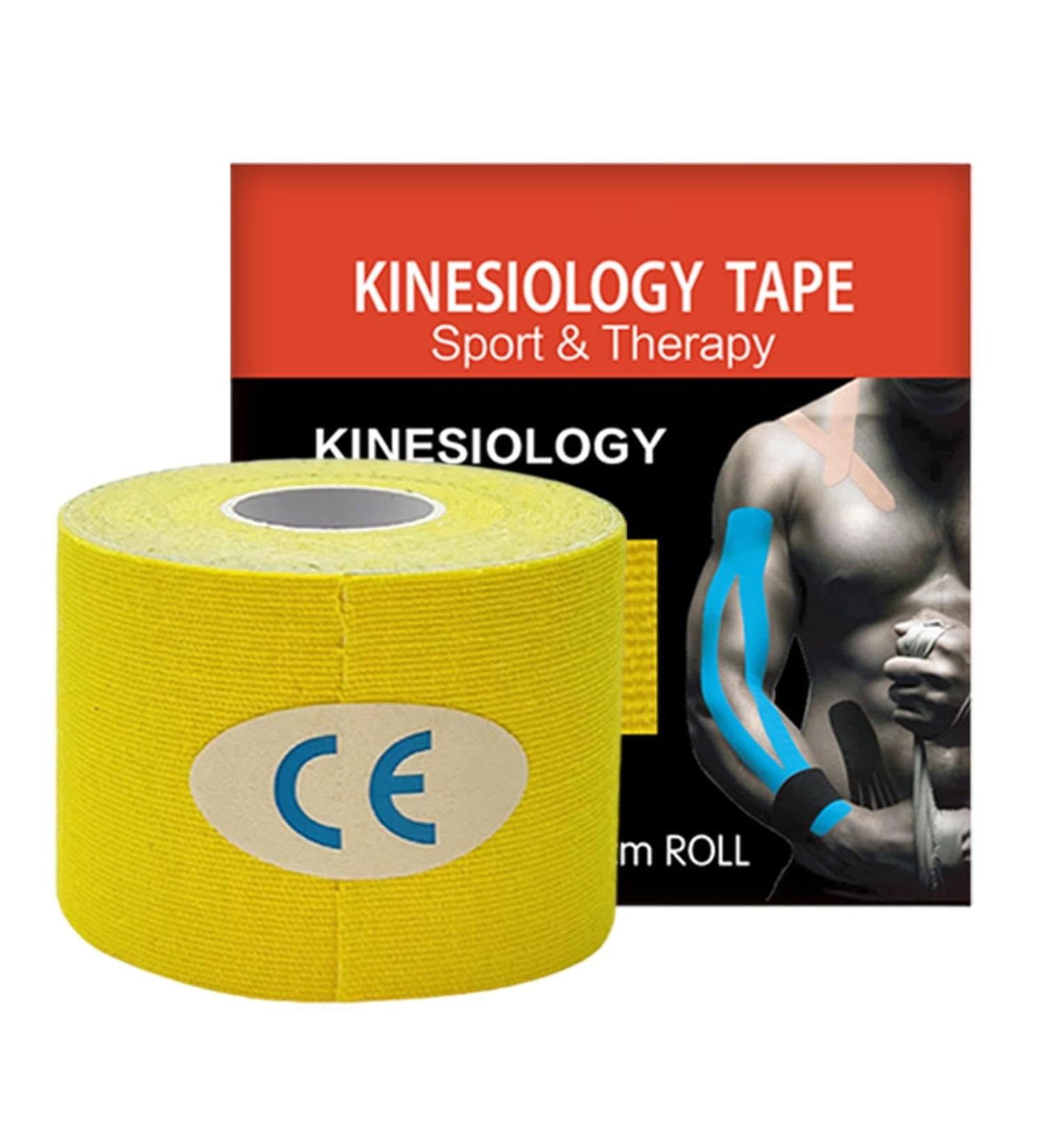 Shakven Athletic Kinesiology Tape | Waterproof Kinesiology Athletic Tape Support Elastic Precut Strips Athletic Wraps for Professional Athletes 7 - Buy Online on GoSupps.com