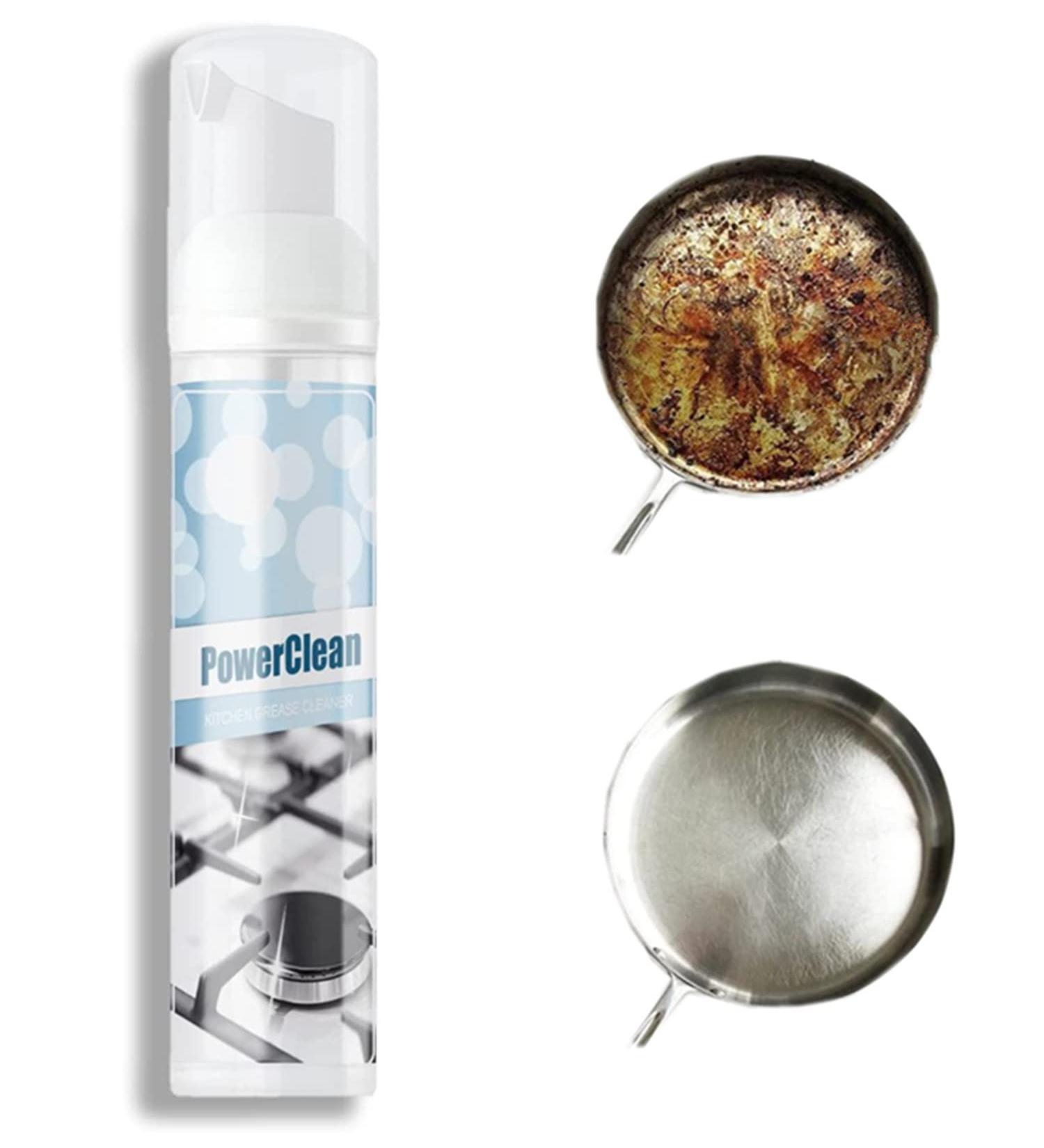 Kitchen Grease Cleaner Bubble Cleaner Foam Foaming Heavy Oil Stain Cleaner Multi-purpose Cleaning Spray Grease Dirt Removal Kitchen Cleaner (1pcs) - Buy Online on GoSupps.com