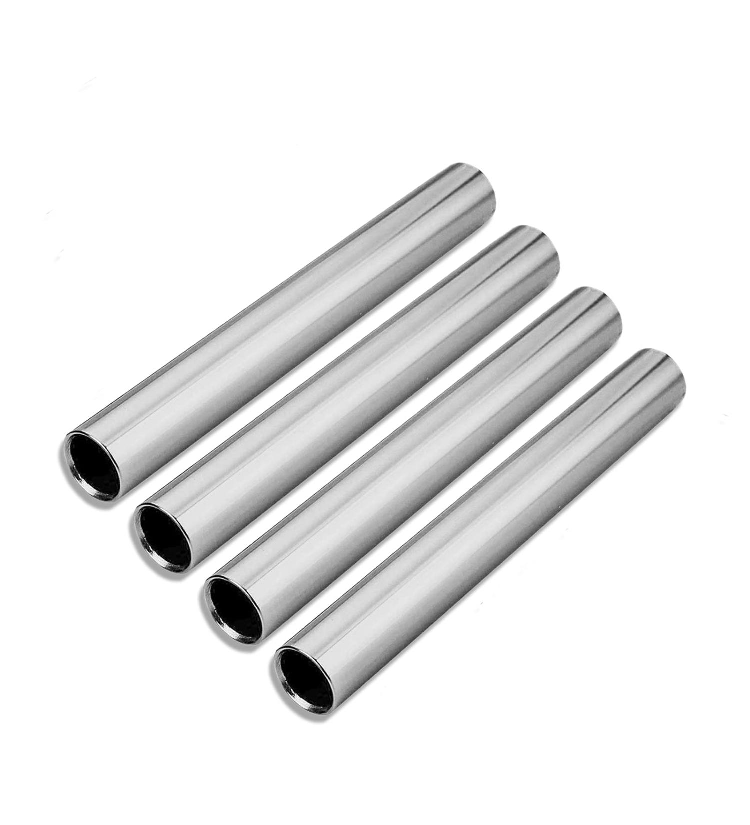 XMWangzi Aluminum Relay Batons Set - Corrosion Resistant, High Strength, 4Pcs Silver - Ideal for Track Field Race Teams and Outdoor Sports Practice - Buy Online on GoSupps.com