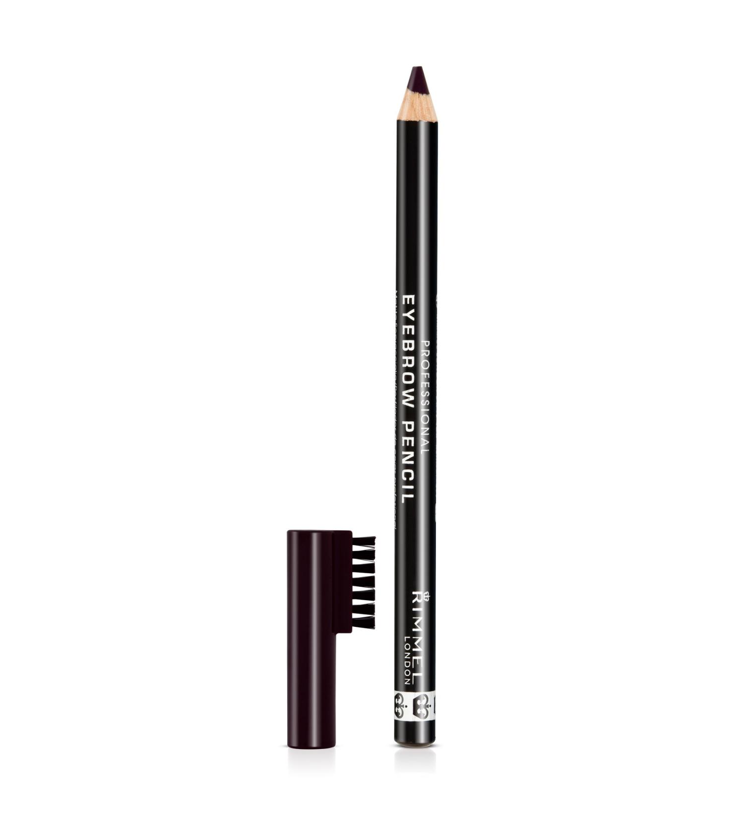 Rimmel Professional Eyebrow Black Brown 0.05oz (Pack of 3) - Long-Lasting Defining Formula - Buy Online on GoSupps.com