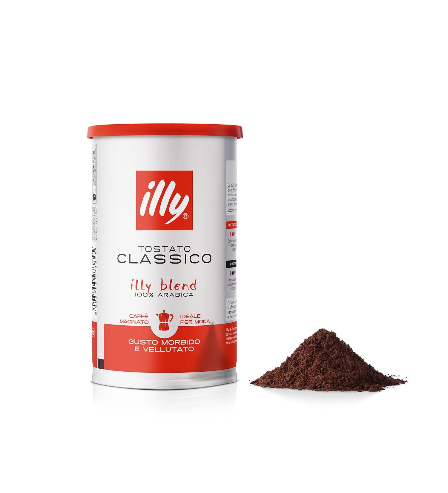 Illy Classic Toasted Moka Coffee 200g - Buy Online on GoSupps.com