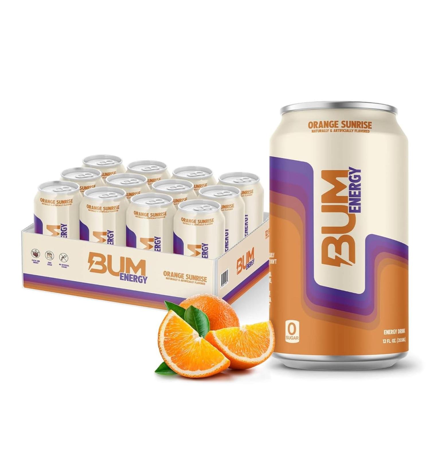 CBUM Energy Drink - Orange Sunrise 12 x 355ml - Buy Online on GoSupps.com