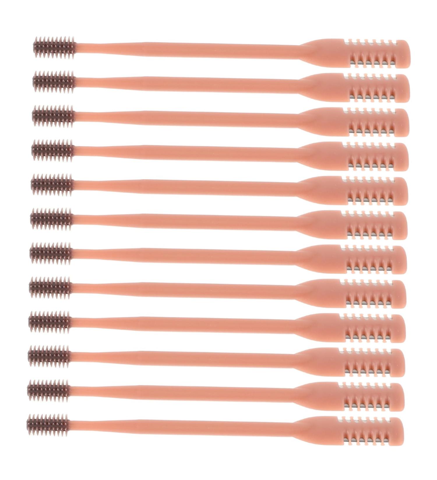 12 Pieces Manual Nose Hair Trimmer with Cleaning Brush Double Sided Ear Hair Remover for Adults Effectively Remove Unwanted - Buy Online on GoSupps.com