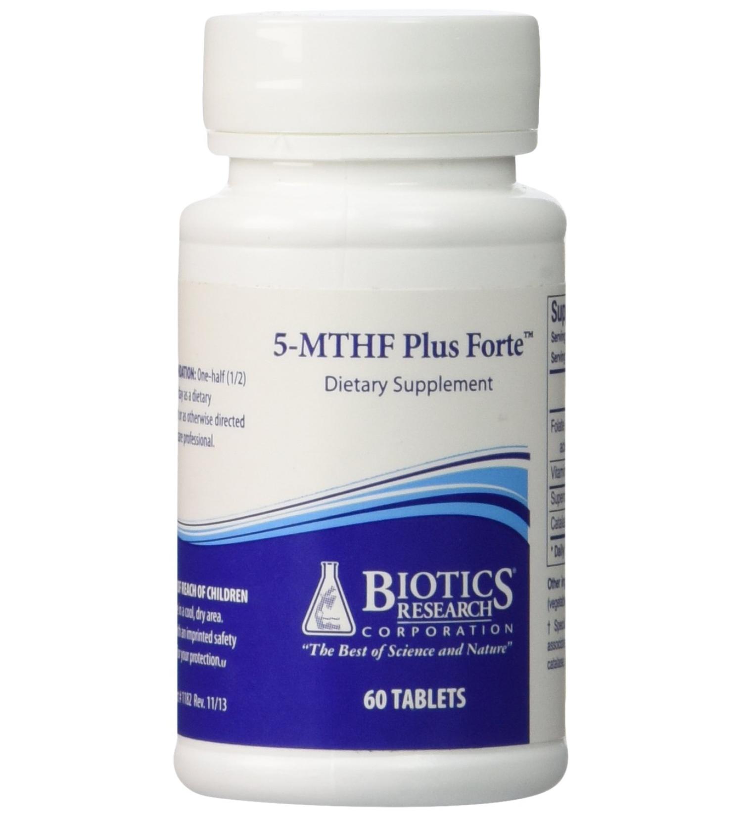 5-MTHF Plus Forte 60 Tablets By Biotics Research