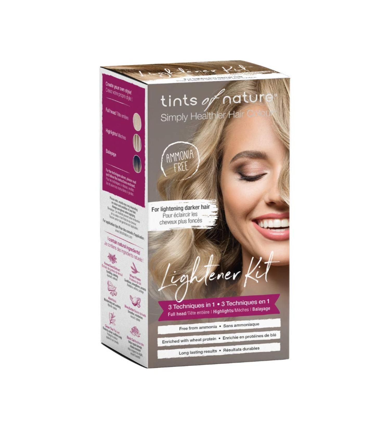 Tints of Nature 3-in-1 Lightener Kit - Vegan & Cruelty-Free Hair Brightening Solution - Buy Online on GoSupps.com