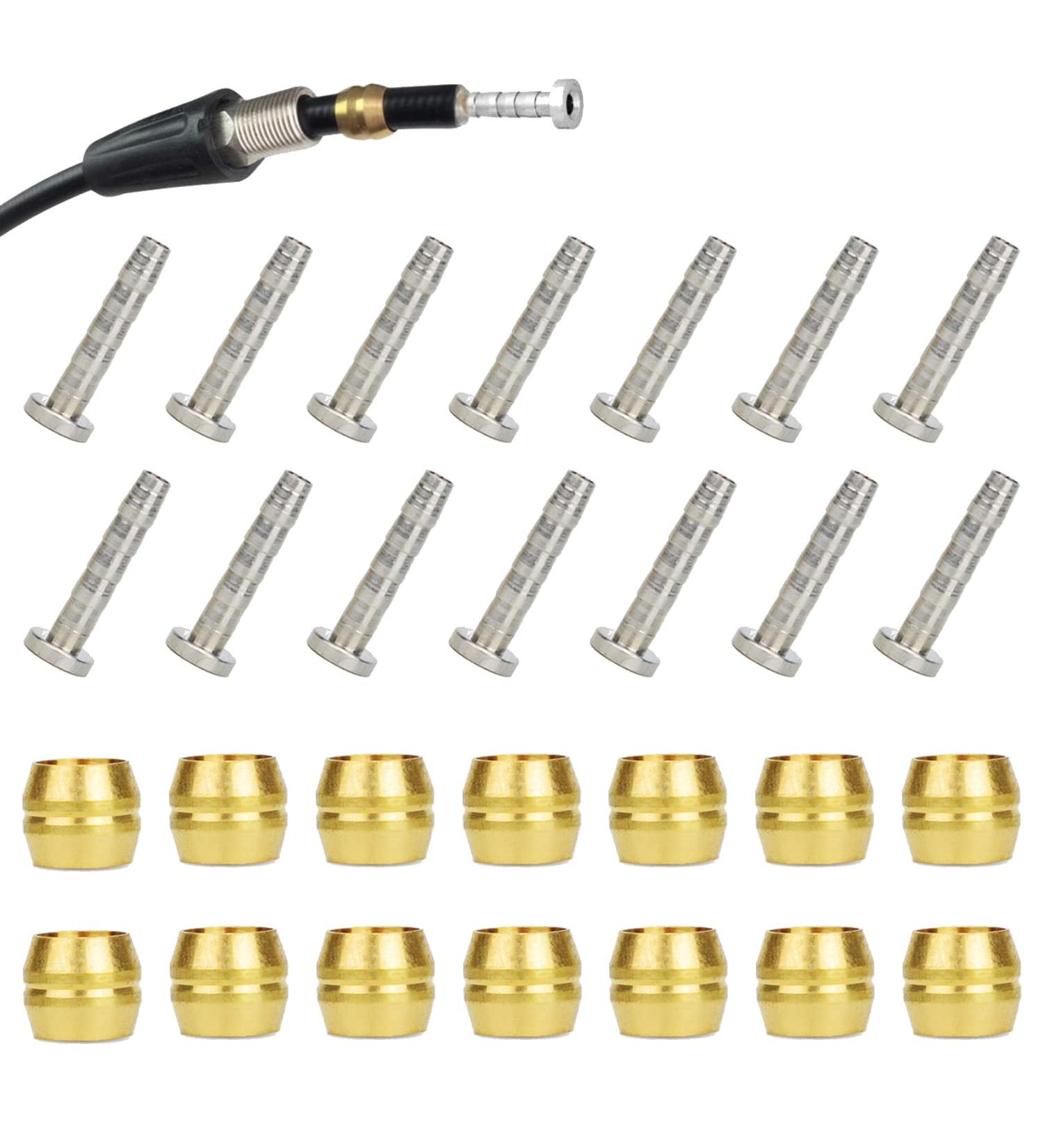 14 PCS Shimano BH90 Brake Olive and Barb Kit for Mountain Bike Hydraulic Disc Brake Hose BH90/BH59 - Buy Online on GoSupps.com