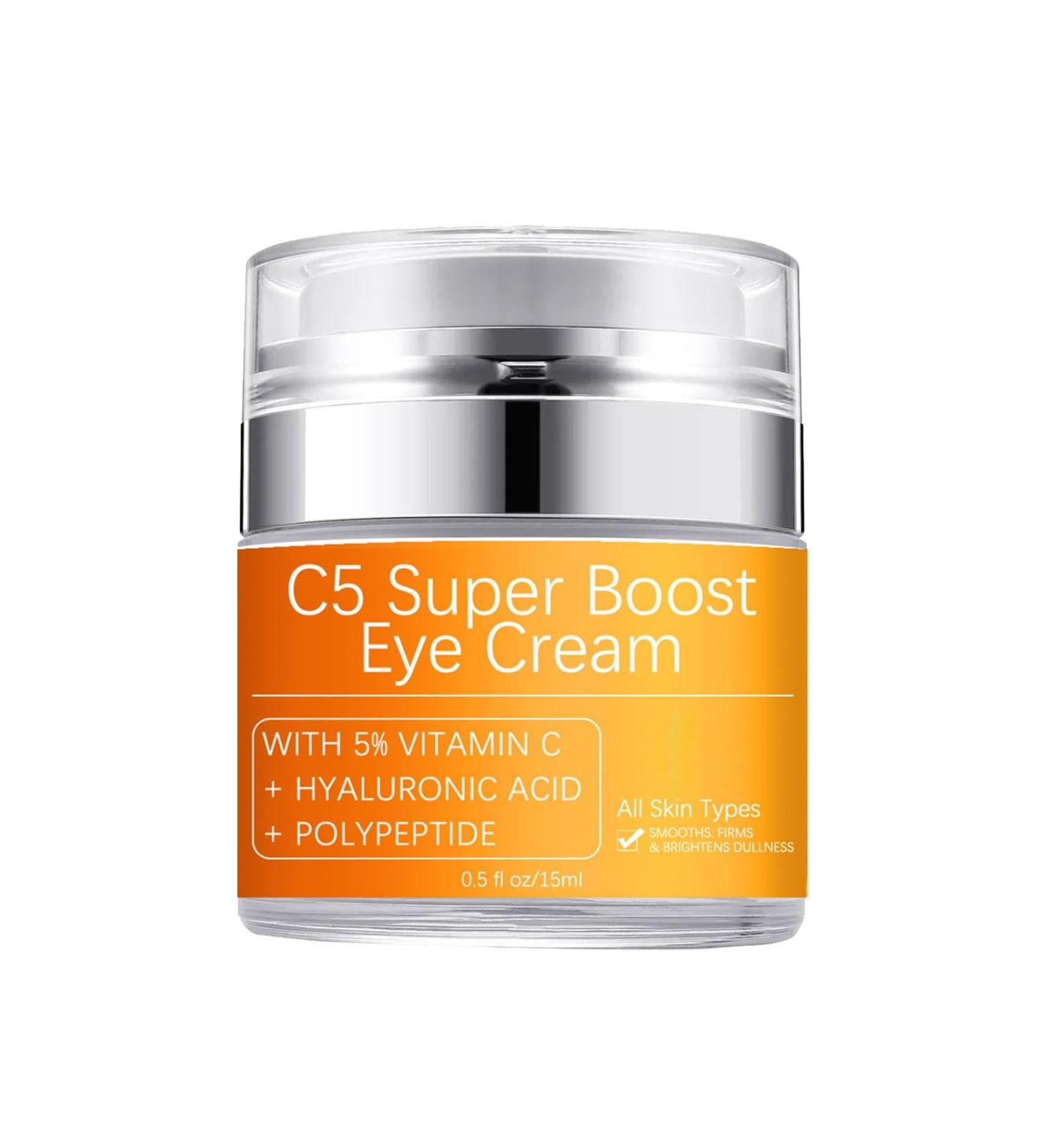 Vitamin C Eye Cream 15ml Dark Circle Eye Cream VC Eye Brightening Cream Firming Eye Cream Prevents Under Eye Bags And Puffiness - Buy Online on GoSupps.com