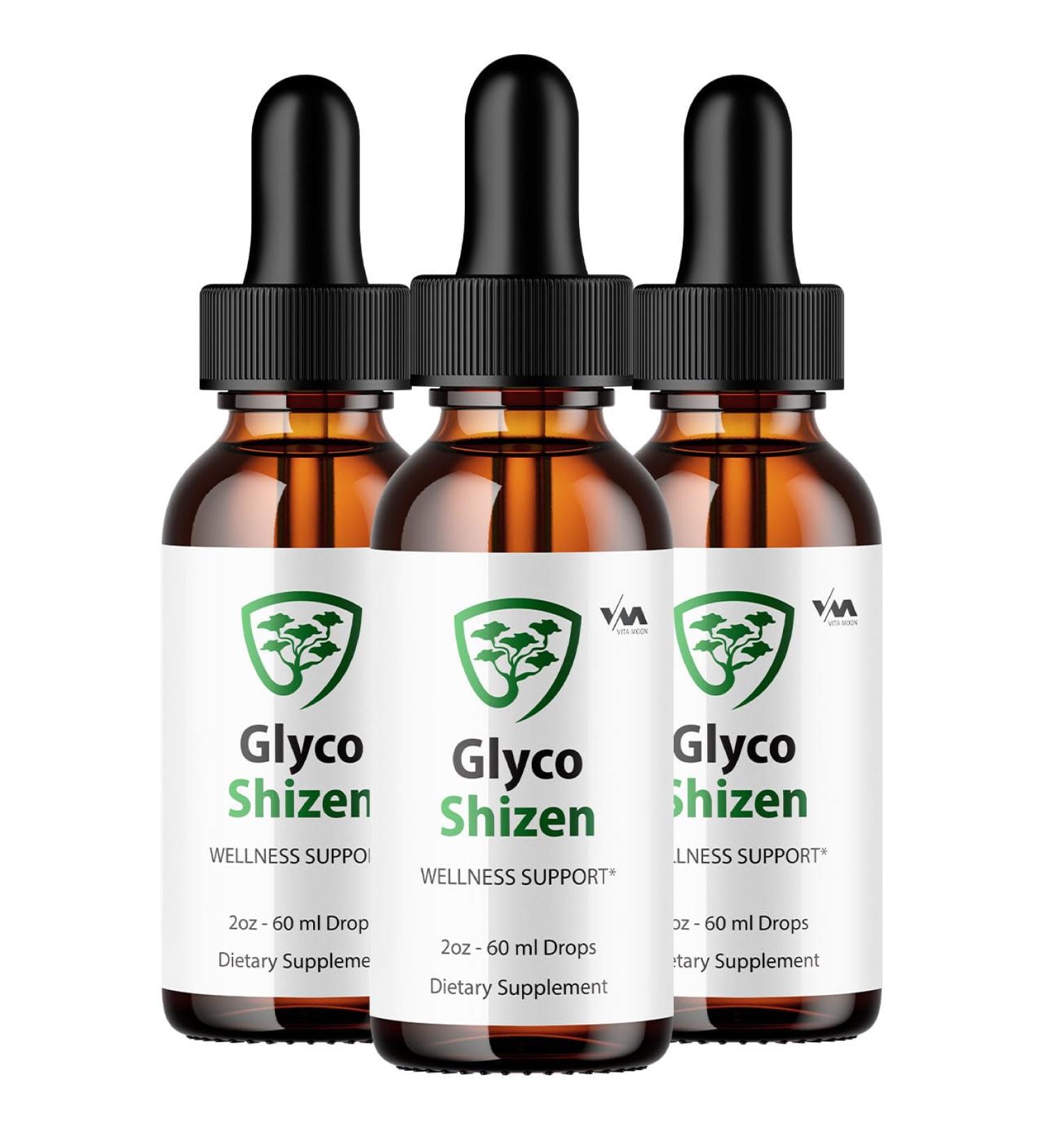 (3 Pack) Glyco Shizen Drops Healthy Vitamin Support Supplement - Advanced Formula GlycoShizen 24 Hour Liquid Energy and Extra Strength Reviews 3 Month Supply - Buy Online on GoSupps.com