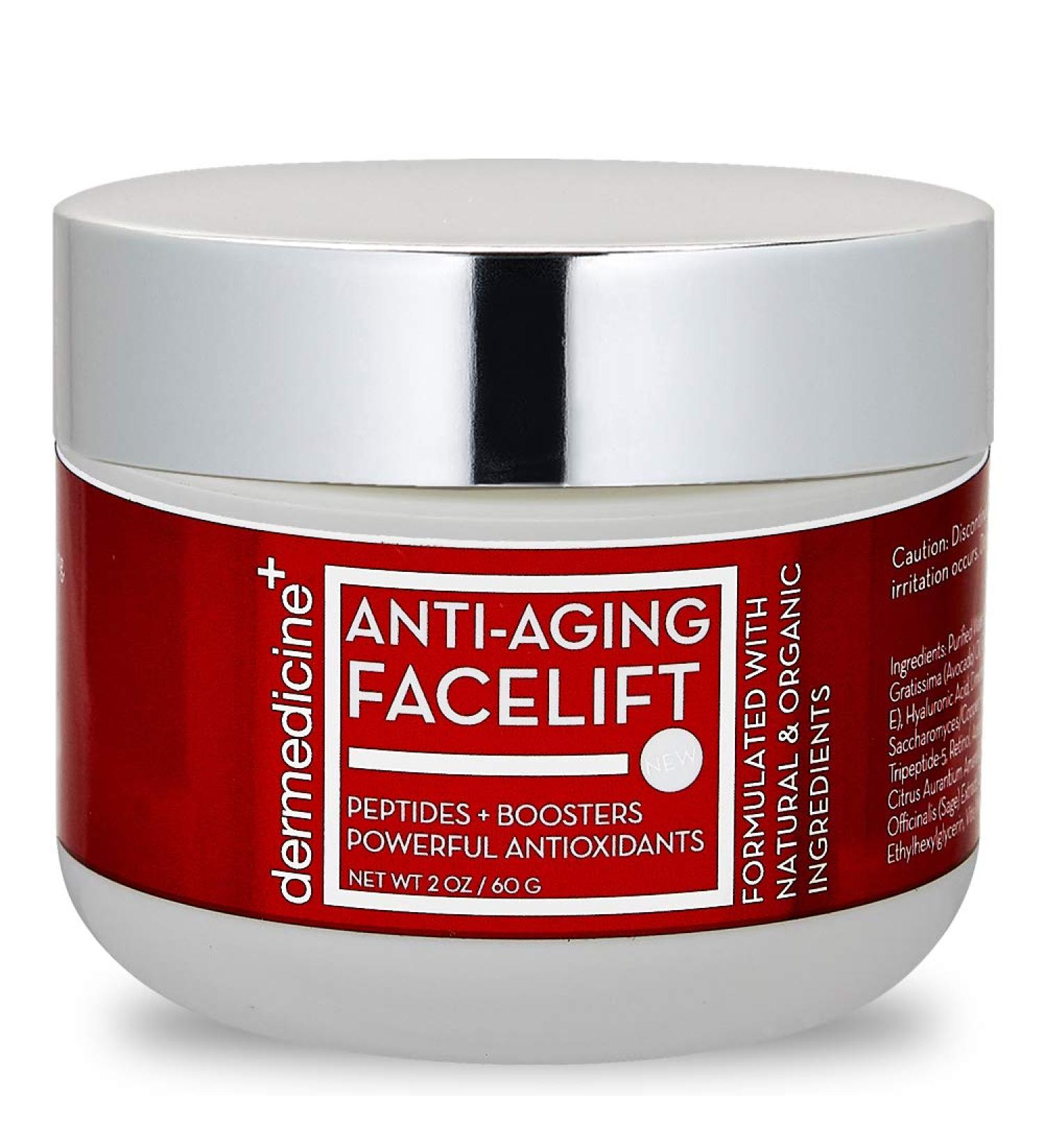 Natural Anti-Aging Facelift Cream | Ultimate Moisturizer with Retinol Peptides & Hyaluronic Acid | Smooth Fine Lines & Wrinkles | 2 OZ - International Shipping Available - Buy Online on GoSupps.com