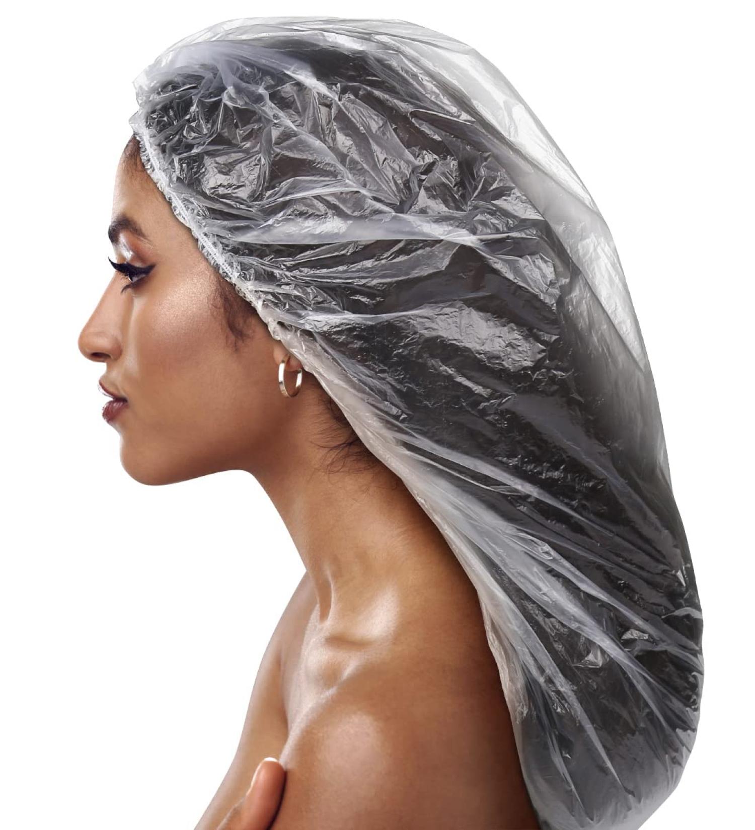 Disposable XL Shower Cap for Women with Long Hair - 10 Count - Buy Online on GoSupps.com