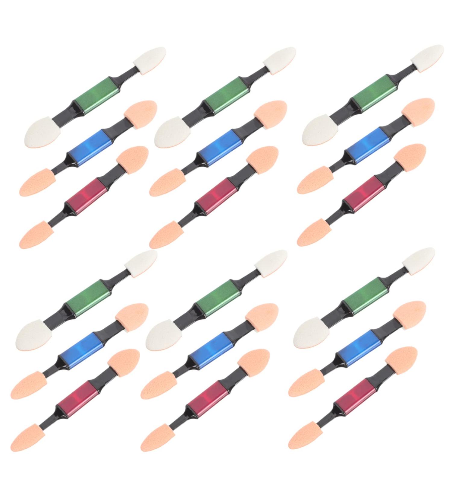 FRCOLOR 30pcs Double Ended Eye Shadow Stick Makeup Eyeshadow Woman Sponge Accessories - Buy Online on GoSupps.com