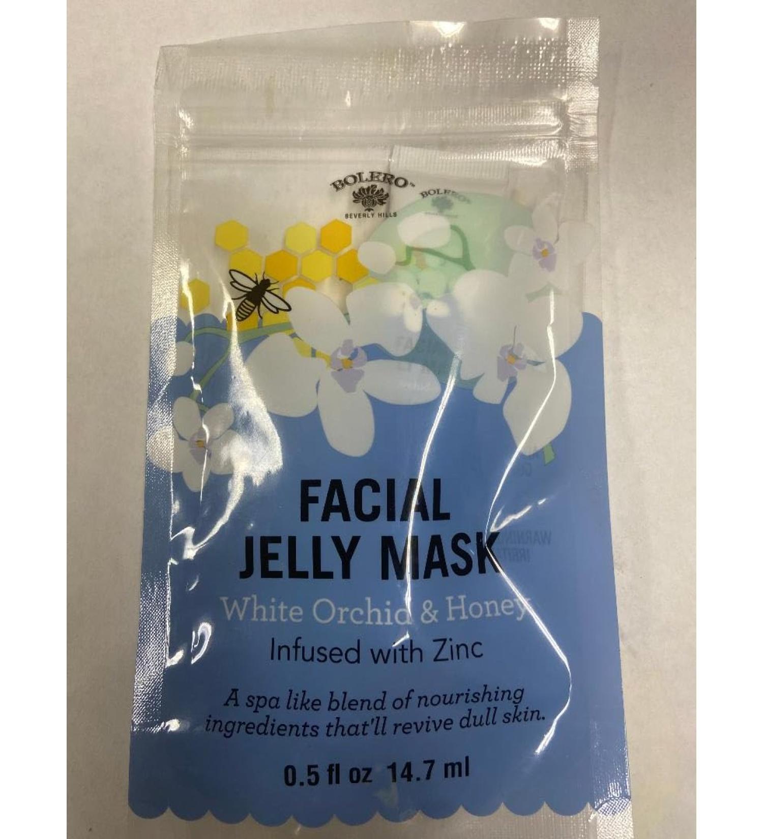 Facial Jelly Mask White Orchid + Honey .5 oz