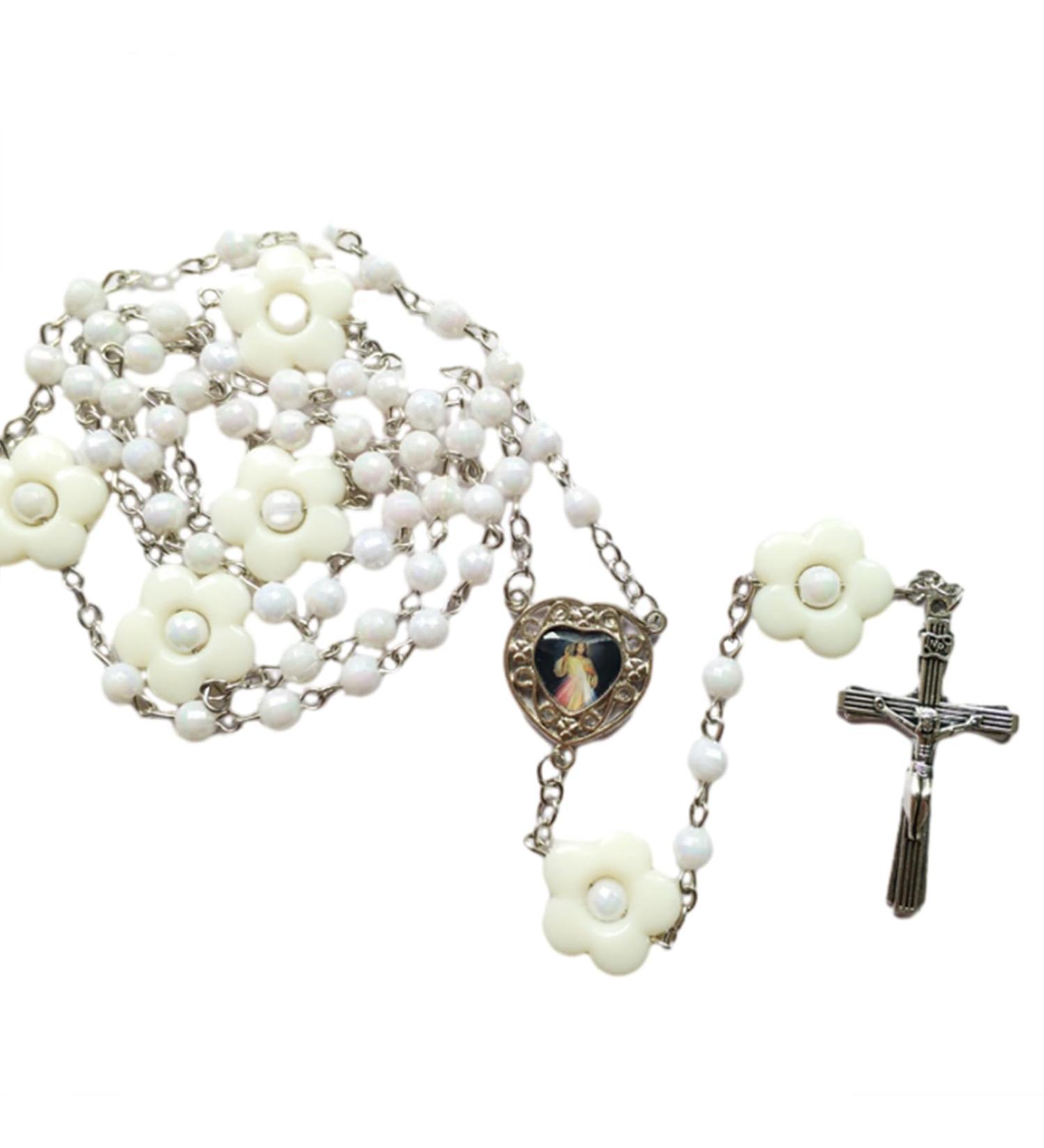 Shop Oralgo's Unique White Pearl Necklace - Stylish Cross Trailer Chain & Crucifix Accessory for International Shipping - Buy Online on GoSupps.com