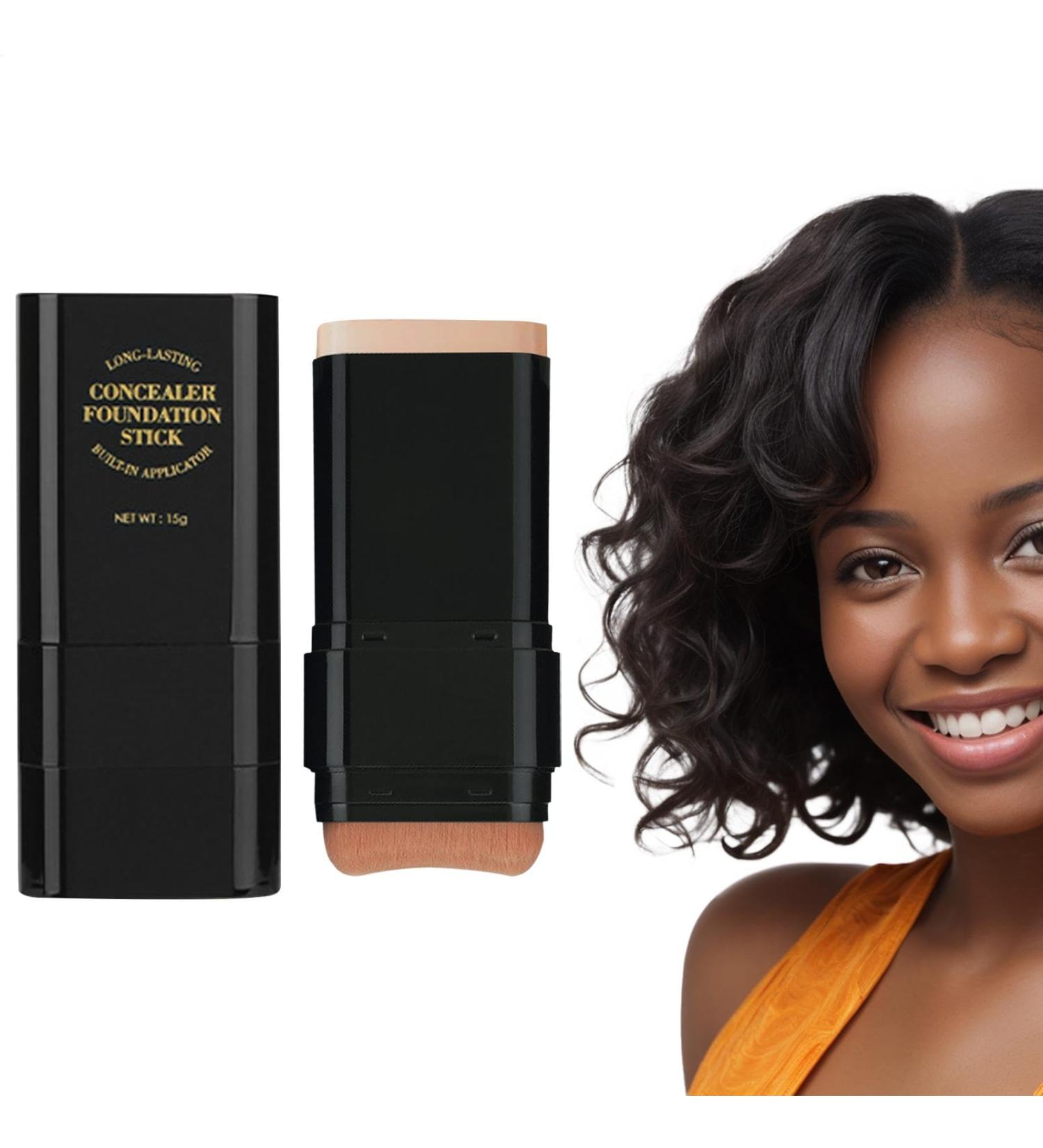 Foundation stick foundation makeup stick 15g dual-headed skin foundation - dual-headed concealer cream long-lasting face cream for girls - Buy Online on GoSupps.com