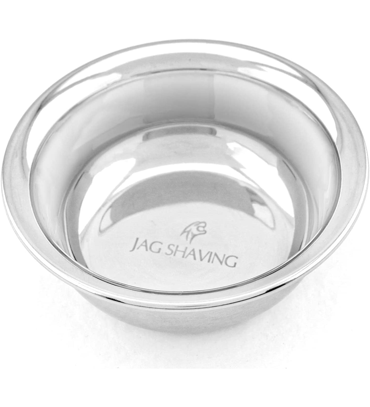 Jag Shaving Soap Bowl - Premium Stainless Steel Shaving Bowl for Men | International Shipping - Buy Online on GoSupps.com