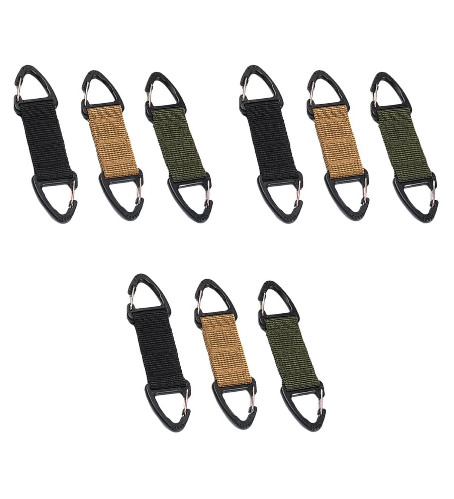 Minkissy 9-Piece Ear Hook Set | Double-Sided Key Rings & Nylon Buckles | Multifunctional Hook Earrings | International Shipping Available - Buy Online on GoSupps.com