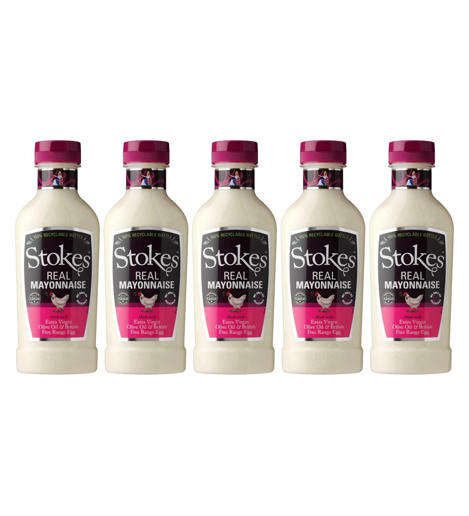 Stokes 5 x Real Mayonnaise in Squeezy Bottle 420g