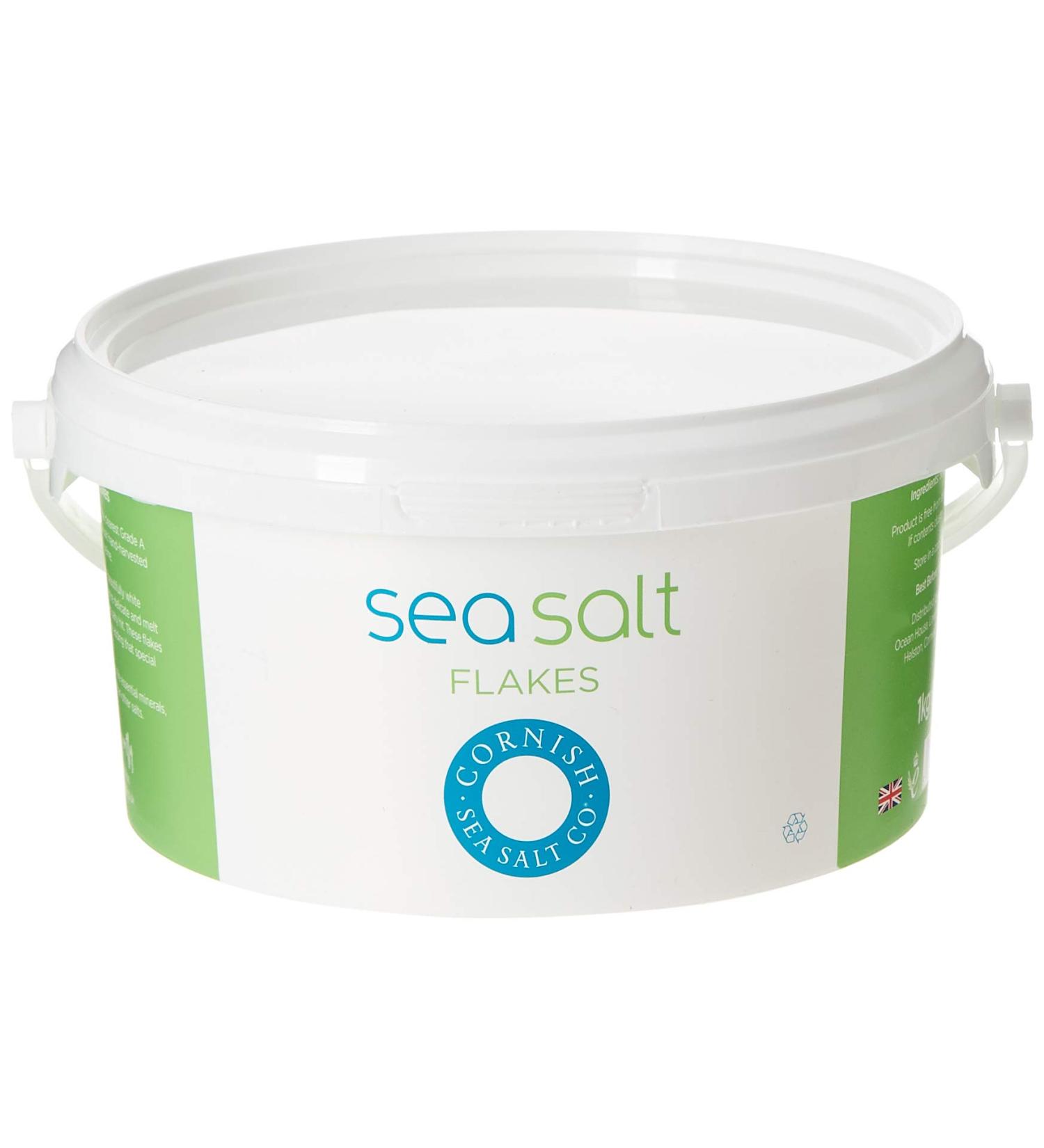 Cornish Sea Salt - Flakes - 1Kg - Buy Online on GoSupps.com