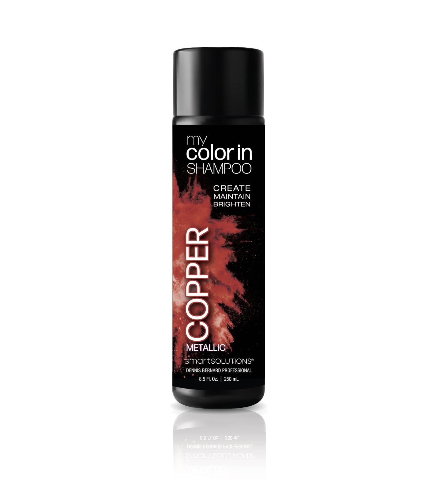 MyColorIn Metallic Copper Color Depositing Shampoo | Sulfate & Paraben Free Hair Dye | 8 Vibrant Shades | Made in USA | International Shipping - Buy Online on GoSupps.com