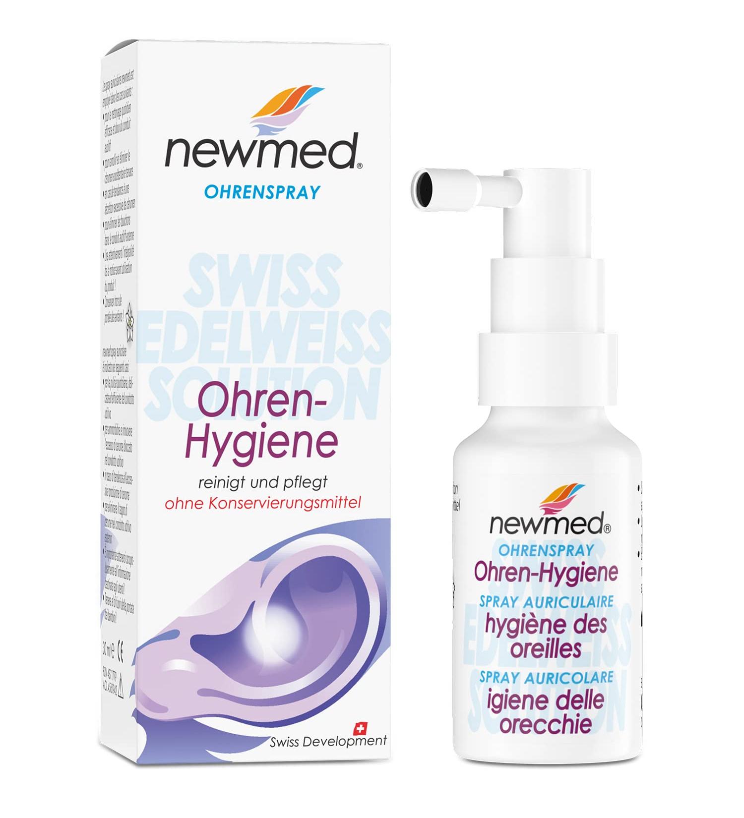 Buy Newmed Ear Spray 30ml | Effective Ear Wax Treatment for Adults & Children | Systematic Ear Cleaning - Buy Online on GoSupps.com