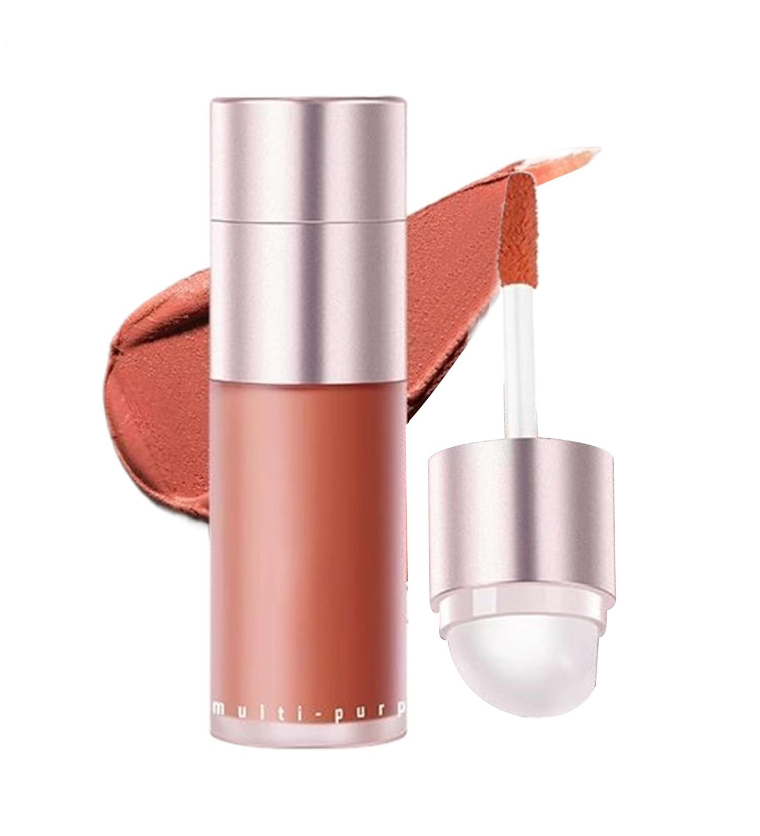 Cream Blush | Liquid Stick Lip And Cheek Eyeshadow | Cosmetic Double Nozzle Long Lasting For Women Girls | Travel School Birthday Party Holiday Christmas Wedding - Buy Online on GoSupps.com
