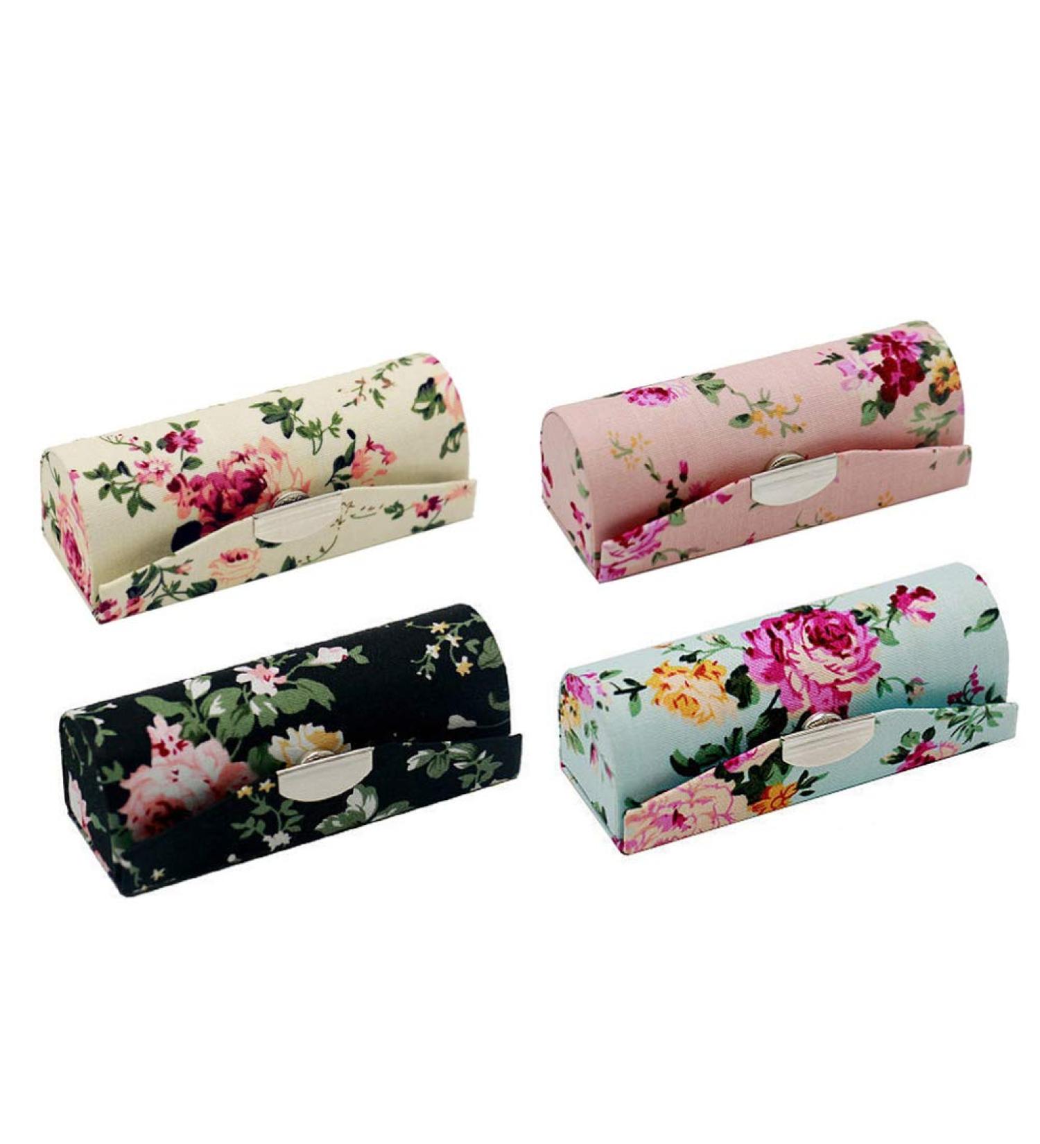 Lurrose Lipstick Case with Mirror - 4-Piece Makeup Organizer for Women | Travel Cosmetic Storage Bags - Buy Online on GoSupps.com