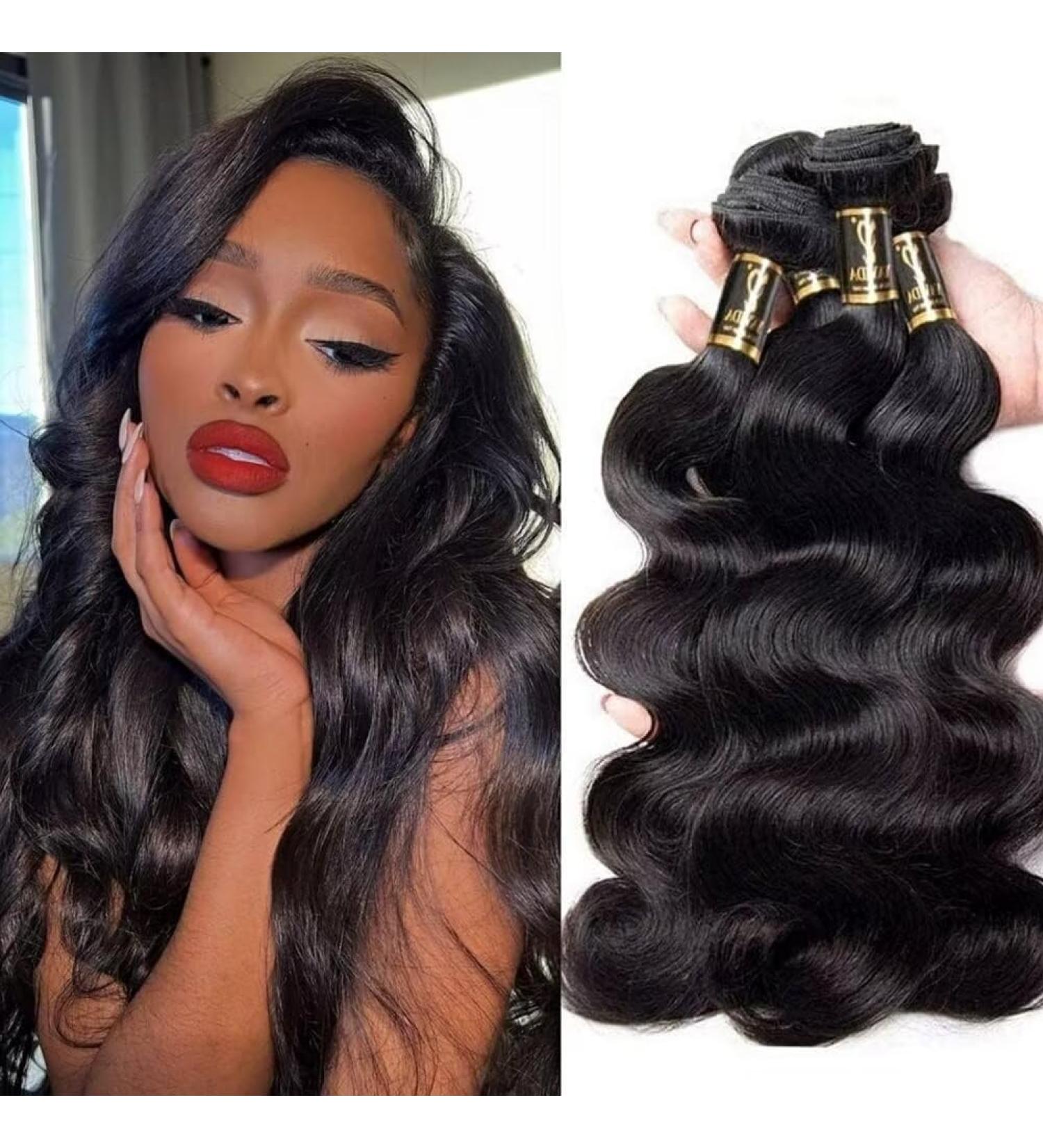 Yavida Brazilian Body Wave Bundles - 100% Unprocessed Remy Human Hair 10A | 12 14 16 Inch - Buy Online on GoSupps.com