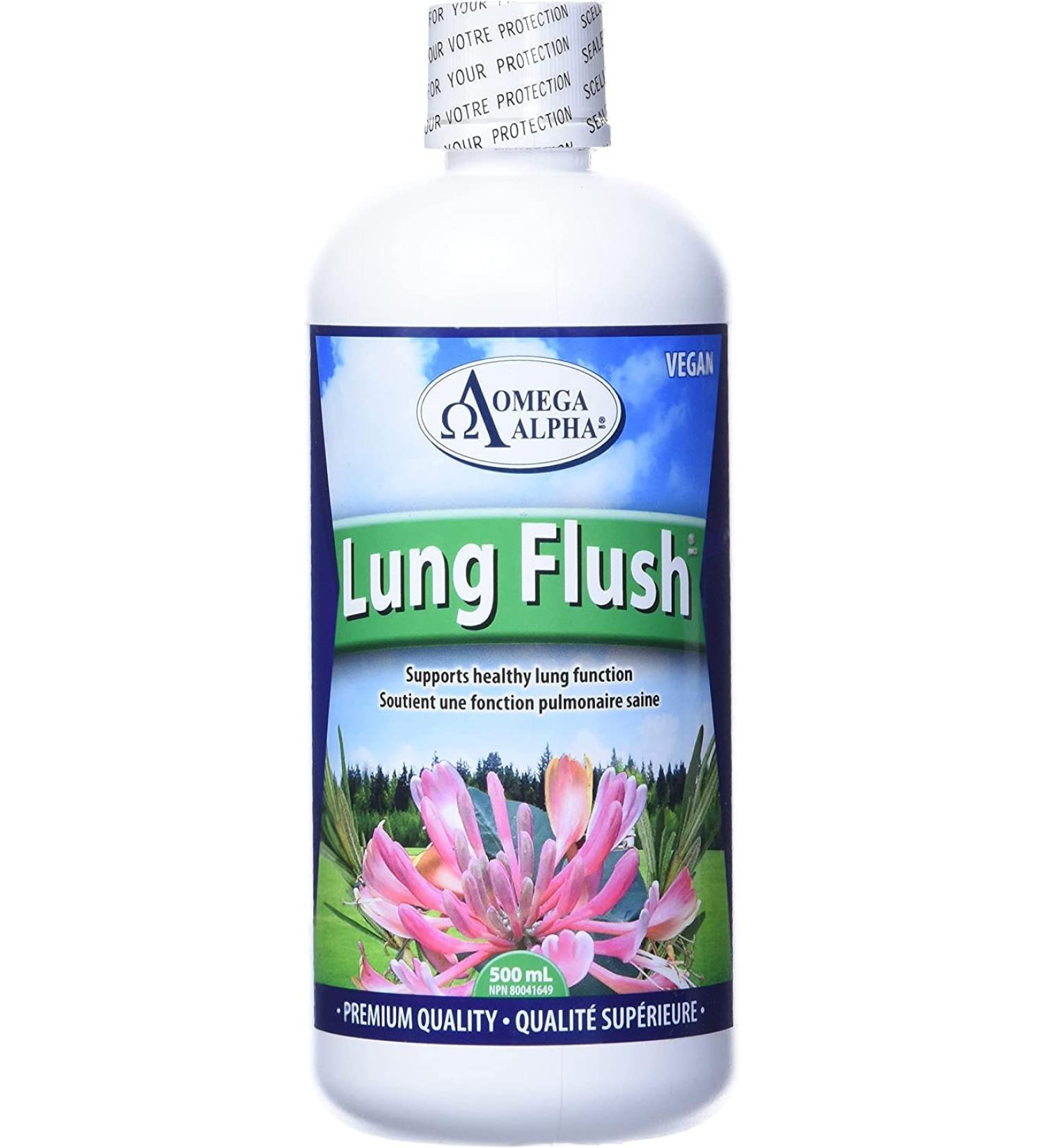 Omega Alpha Lung Flush 500mL - Buy Online on GoSupps.com
