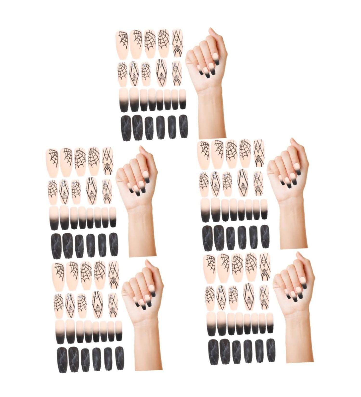 Beaupretty 5 Sets Halloween Fake Nails Halloween Nails Halloween Nail Decorations Fake Nails for Nail Art Halloween Nail Stickers Nails for Women Nail Art Decoration Nails Press on False Nail - Buy Online on GoSupps.com