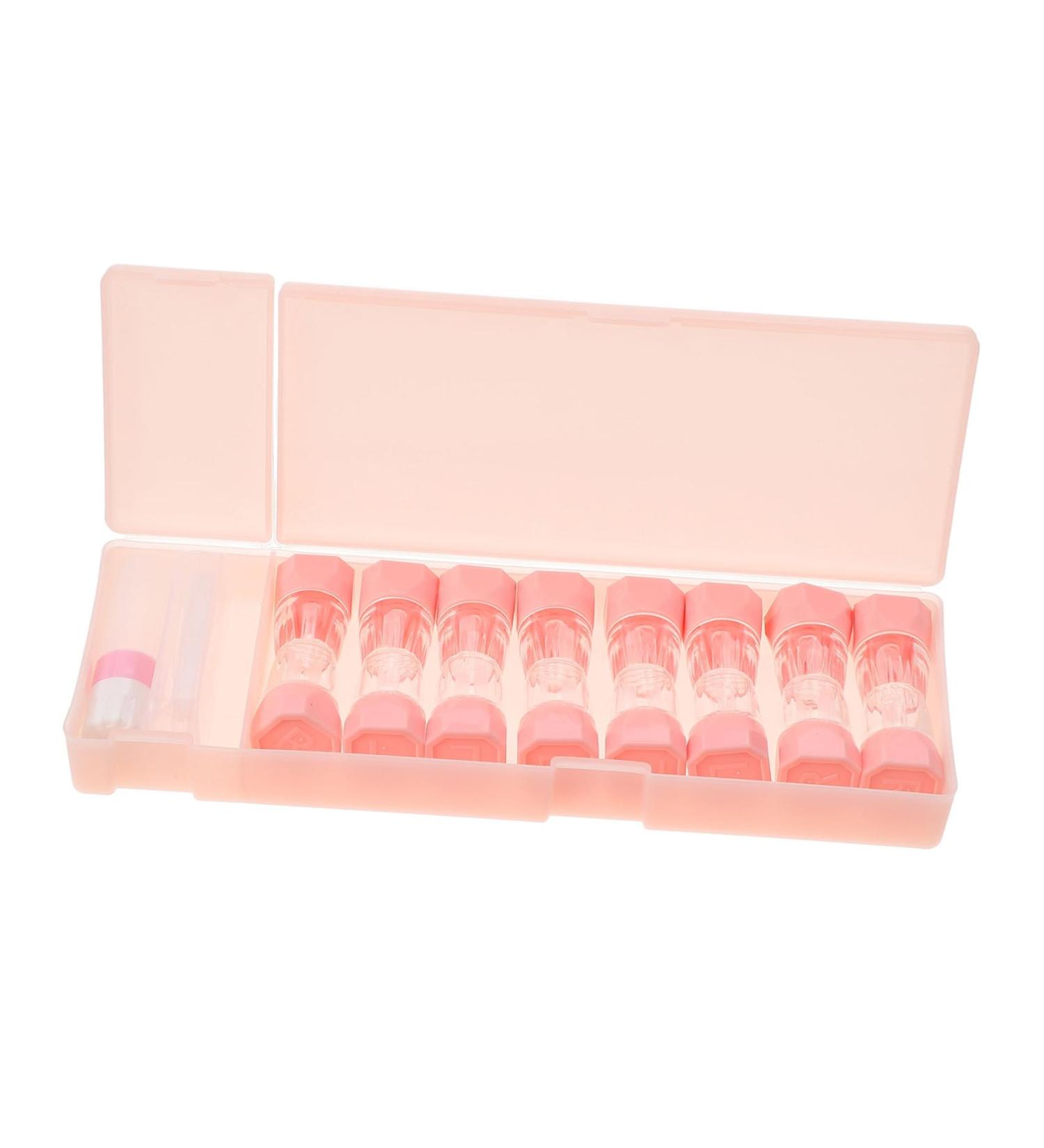 LALAFINA 8S Color Contact Lenses Organizer & Travel Kit - Eye Care Case Lens Container Portable Storage Bag (21x7x2.5cm) - Buy Online on GoSupps.com