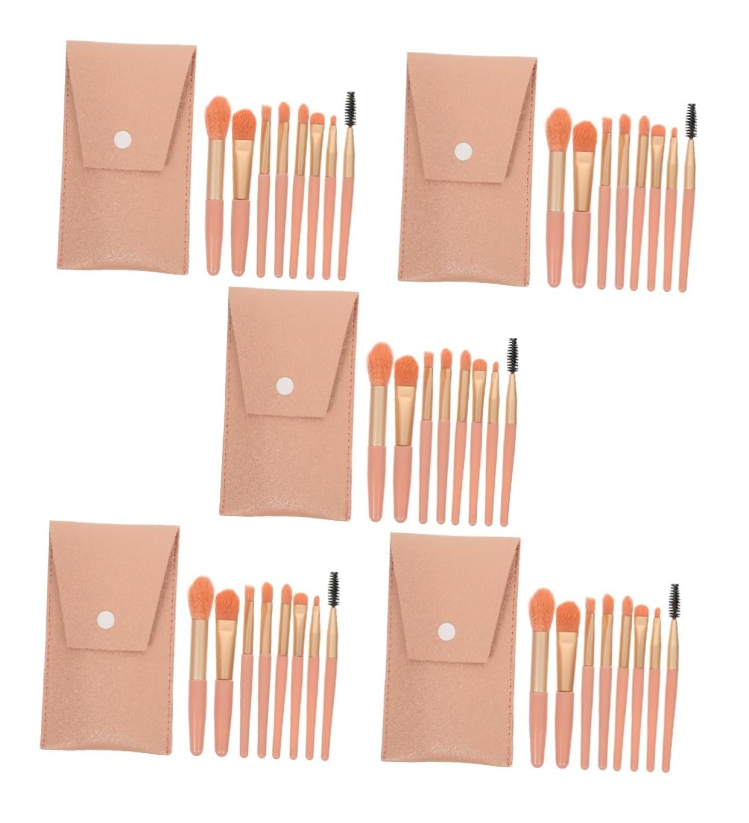 FRCOLOR Girls Suit 5 Sets Travel Makeup Women Favor Professional Makeup Brush Makeup Tool Face Makeup Brush Lip Brush Powder Applicator Girl Makeup Brush Pu Makeup Utensils Major Miss - Buy Online on GoSupps.com