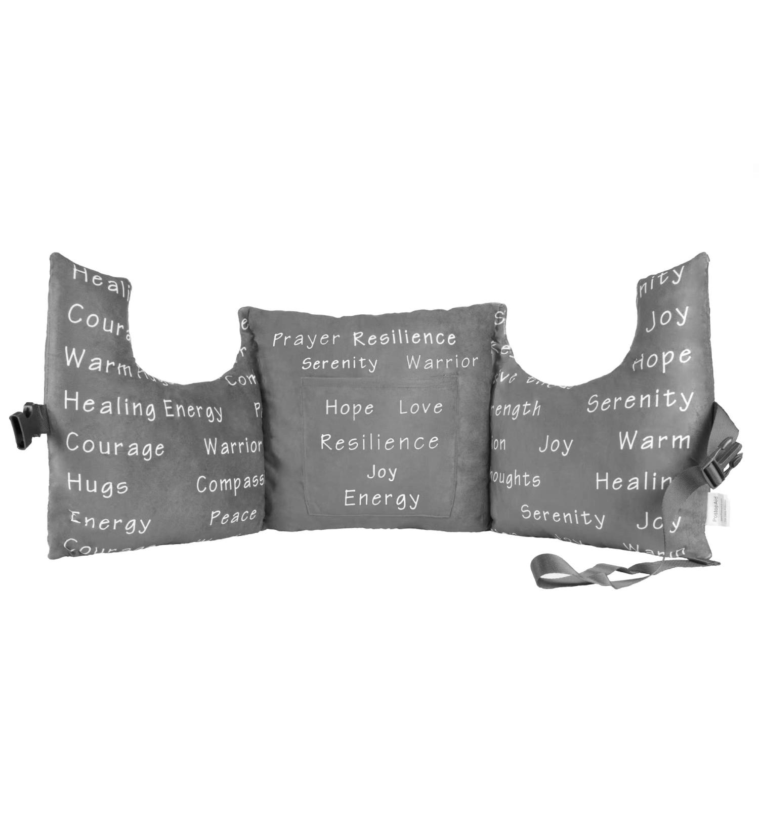 Post Mastectomy Pillow After Breast Cancer Surgery and Breast Reduction  Lumpectomy Chest Protector Pillow for Port Pacemaker and Heart Surgery Recovery Alphabetic - Buy Online on GoSupps.com