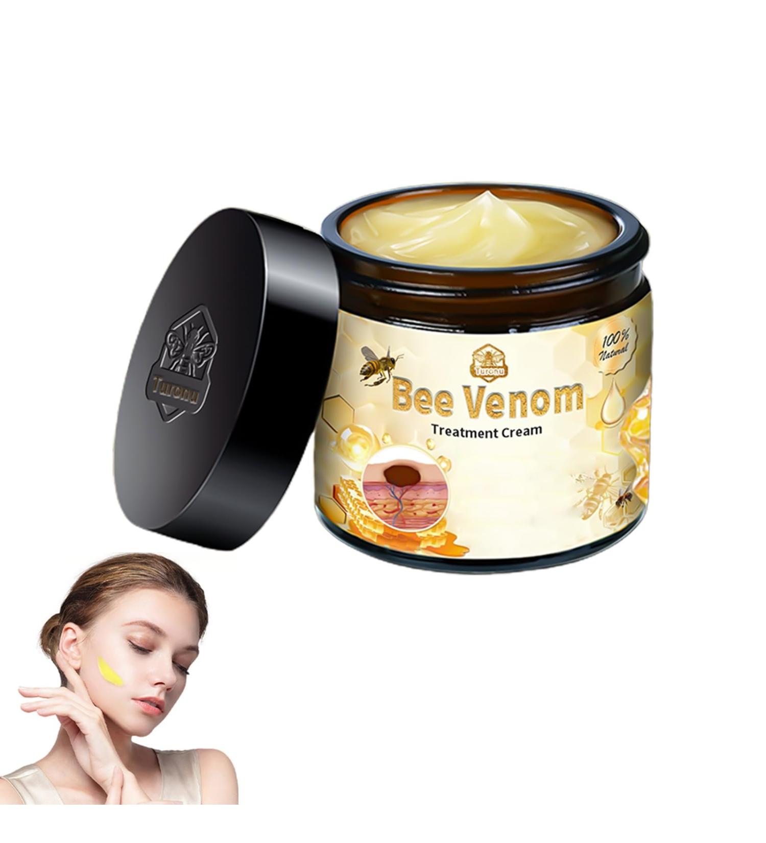 Bee Venom Skin Treatment Cream Skin Removal and Skin Care for Face and Body for All Skin Type Fast and Effective (1Can) - Buy Online on GoSupps.com