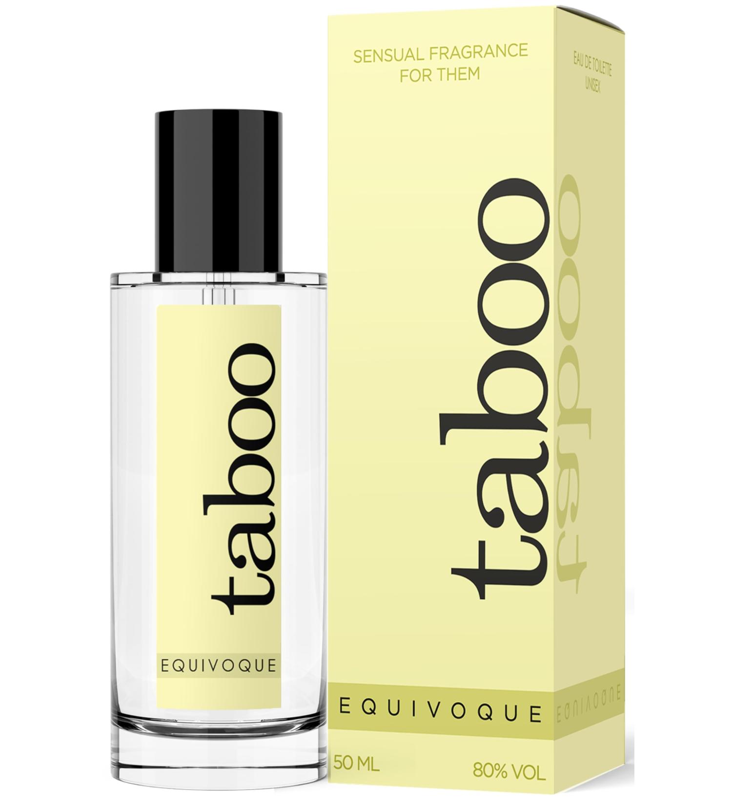 Taboo Equivoque Unisex Pheromones Perfume For Man and women to Attract the opposite sex long lasting cologne men Perfume Excitante con Feromonas Spray Unisex para Mujer y Hombre 50ml - Buy Online on GoSupps.com