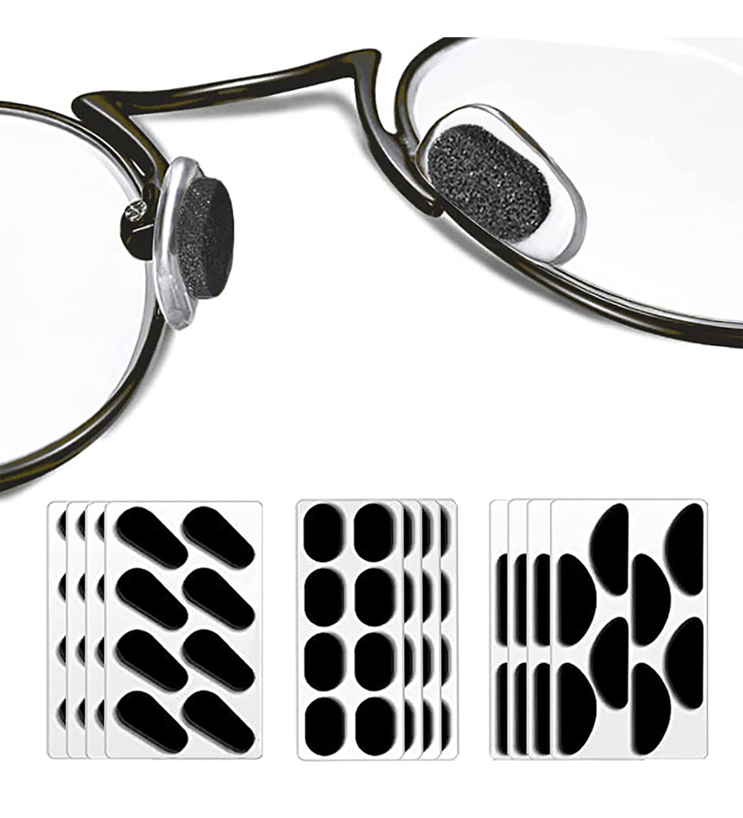 Dadop 48 Pairs of Glasses Nose Pads  Eyeglass Nose Pads Soft Foam Self-Adhesive Nose Pads  Sponge Anti-Slip (Black) - Buy Online on GoSupps.com