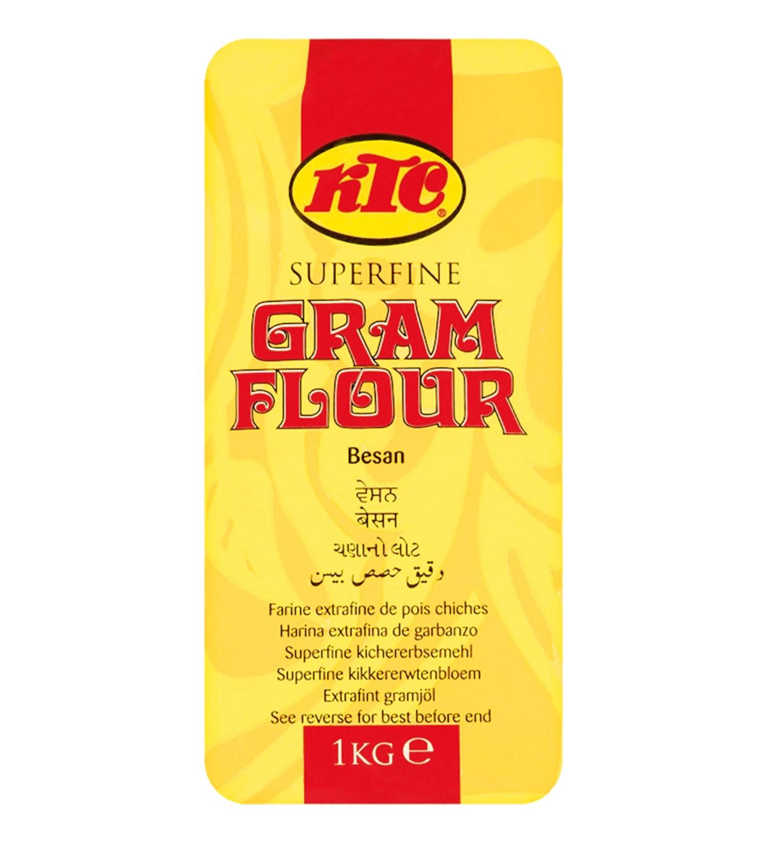 Buy KTC Chickpea Flour (Fine) 1 KG - High Quality Gluten-Free & International Shipping Available - Buy Online on GoSupps.com