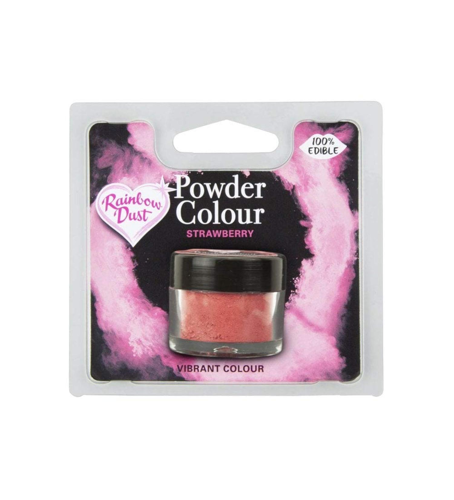 Rainbow Dust Edible Matt Powder Dust Colour 4g Strawberry - Buy Online on GoSupps.com