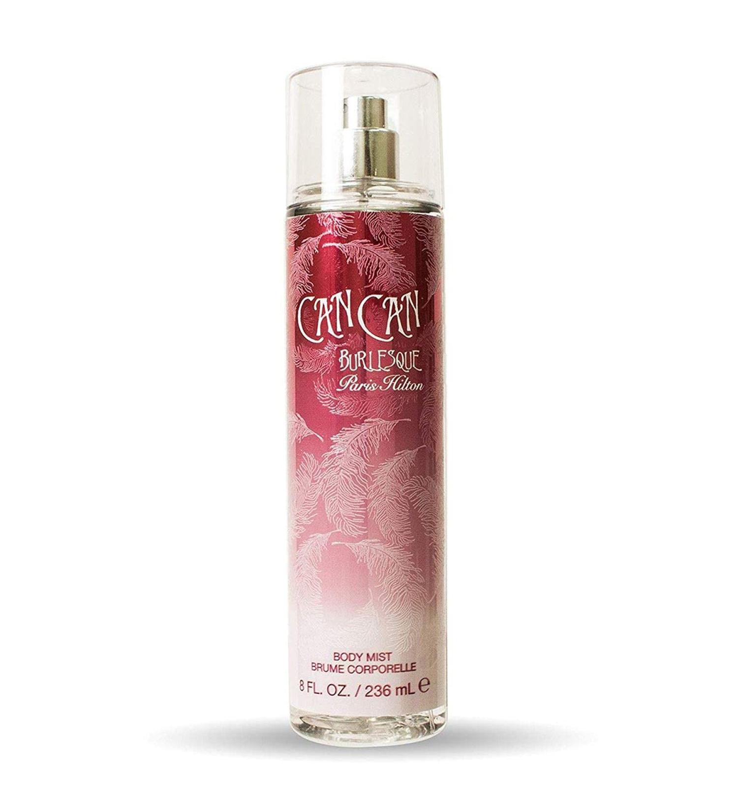 Paris Hilton Can Can Burlesque Body Mist Fragrance for Women | Playful and Flirtatious | Fruity and Floral Scent With Notes of Clementine Nectarine Cassis Raspberry and Wild Orchid | 8 Oz 8 Fl Oz (Pack of 1) - Buy Online on GoSupps.com