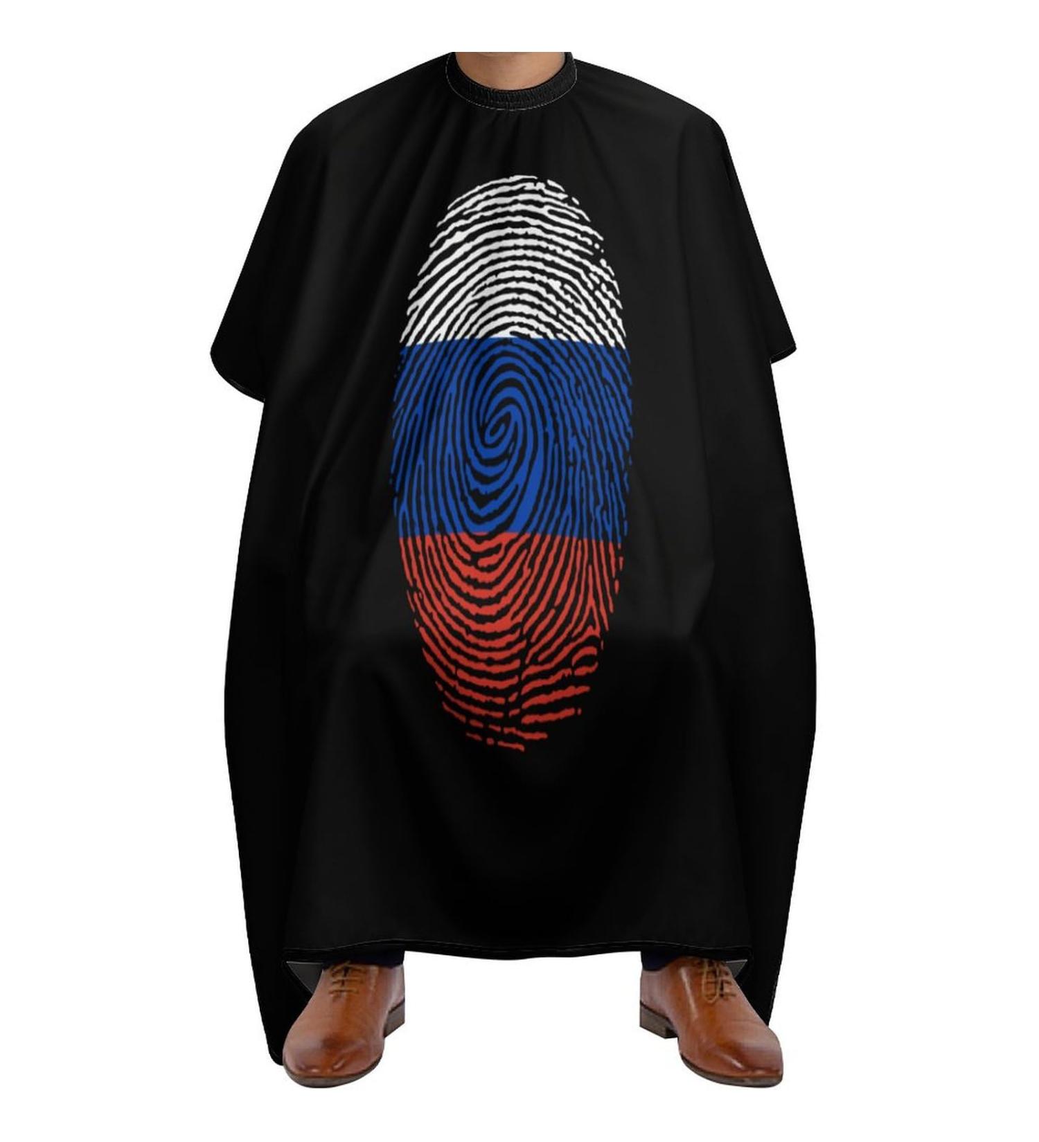 Russia Flag Finger Barber Cape - Adjustable Snap Hair Cutting Salon Apron for Adults | eCommerce Store - Buy Online on GoSupps.com