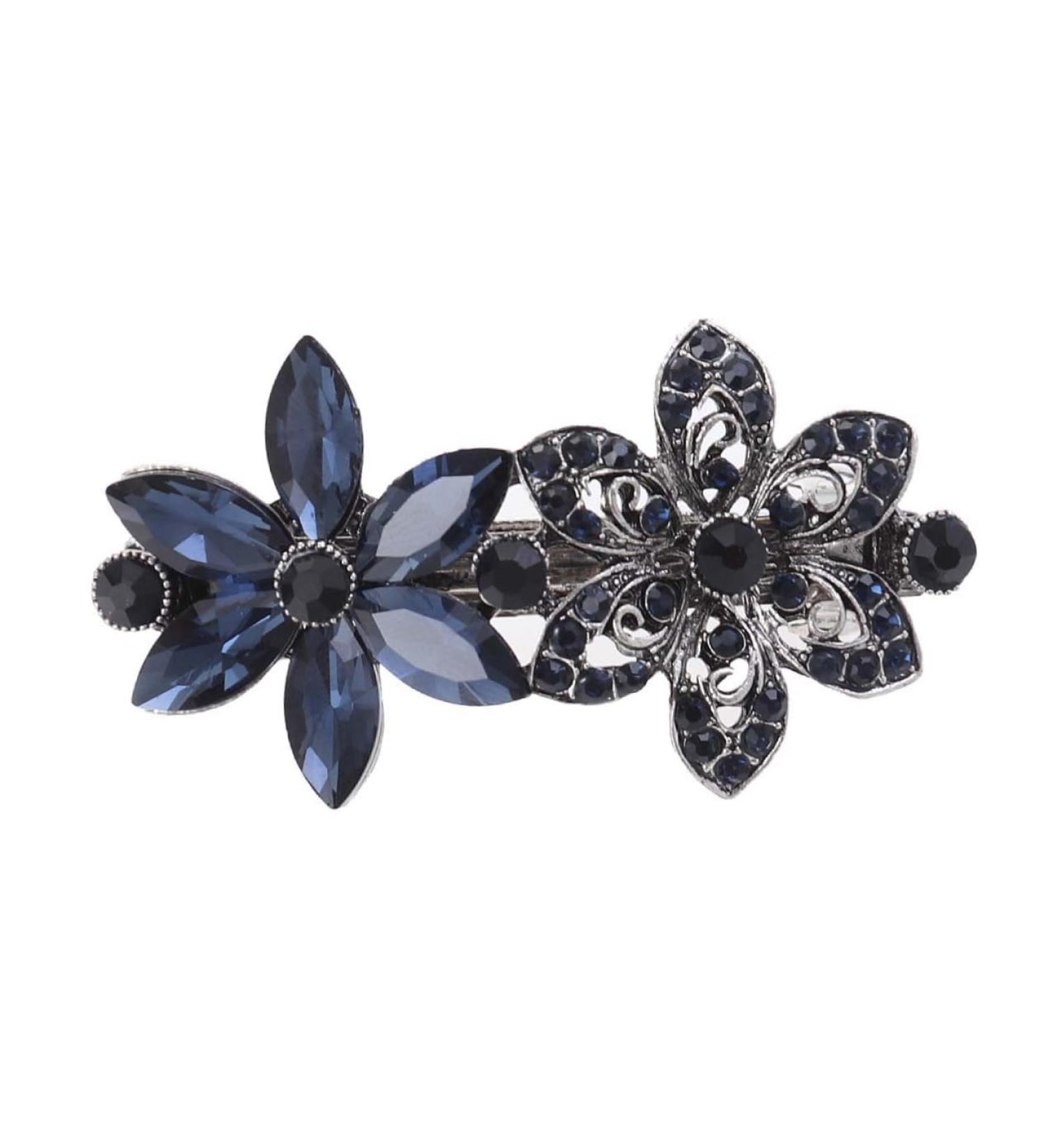 minkissy Rhinestone Headpiece Rhinestone Barrettes Rhinestone Hair Clip Crystal Headpiece Hair Barrette Crystal Hair Clips Elegant Hair Clips Aquamarine Grace - Buy Online on GoSupps.com