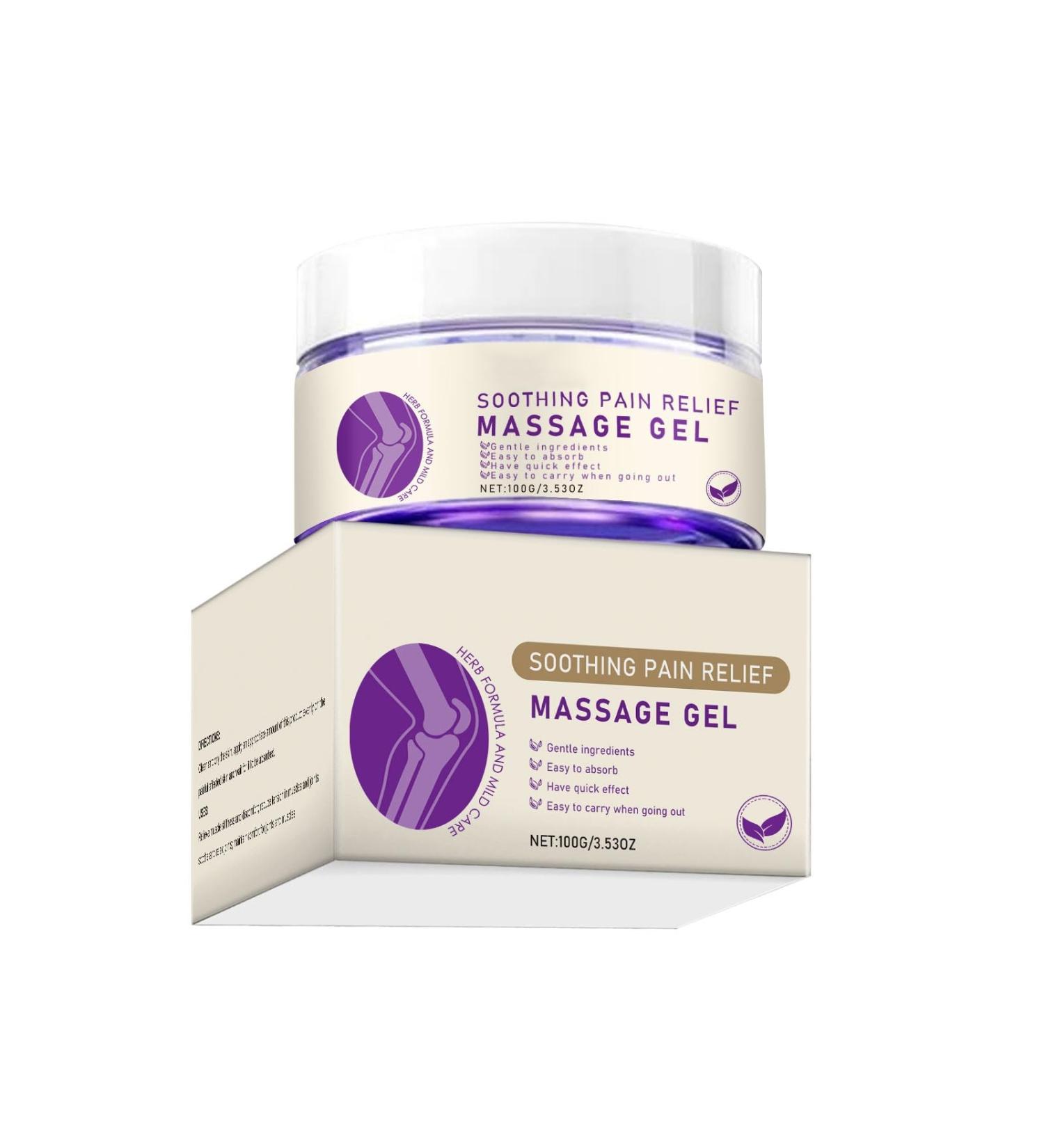 Gel de massage antidouleur cr me absorption rapide pour le soulagement des douleurs musculaires et articulaires pour le dos la nuque les paules les genoux et la r cup ration sportive - Buy Online on GoSupps.com