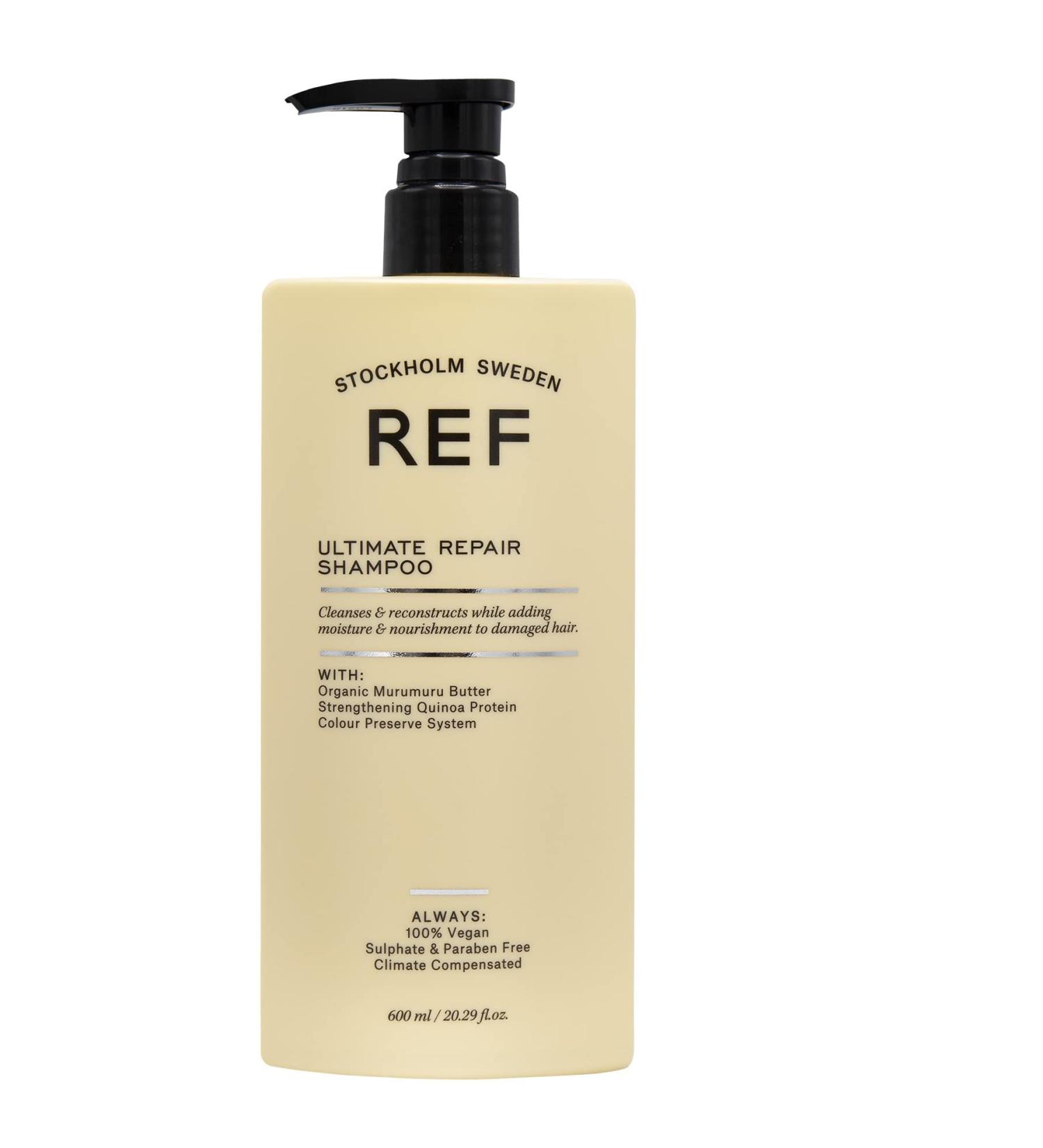 Ref Ultimate Repair Shampoo 600ml | Sulphate-Free & Botanical Extracts for Dry Damaged Hair - Buy Online on GoSupps.com